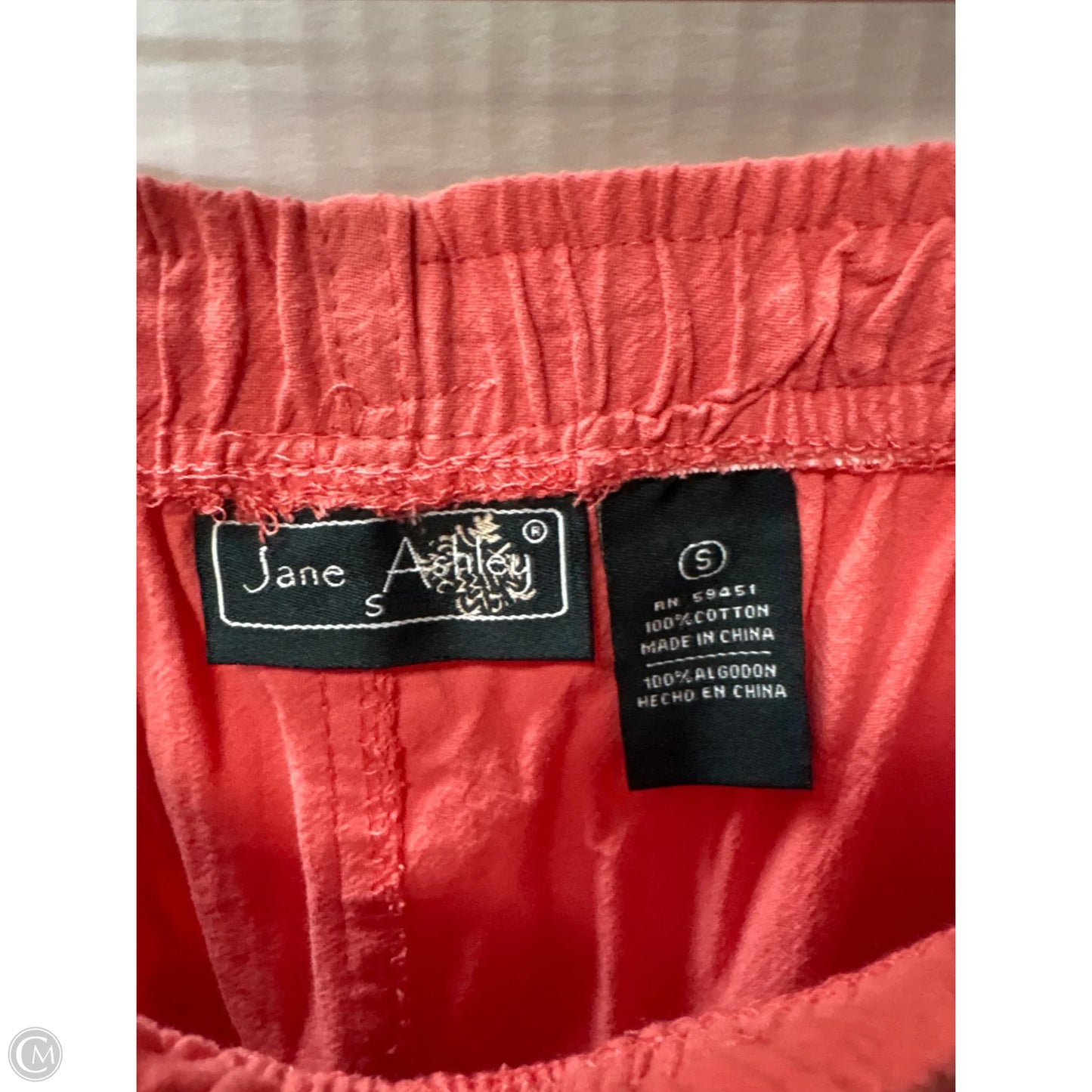 Shorts By Jane Ashley In Coral, Size: S