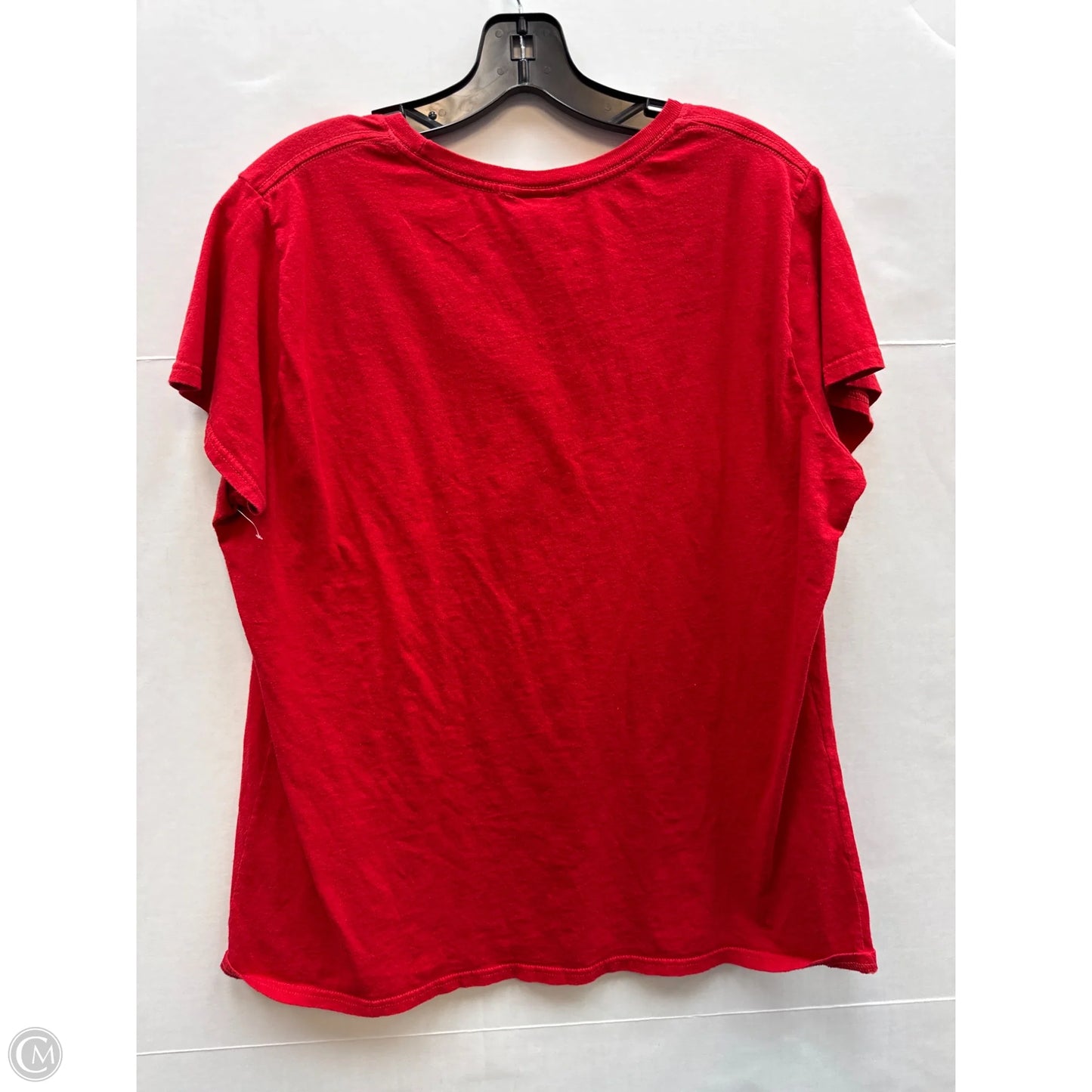 Top Short Sleeve By Soffe In Red, Size: L