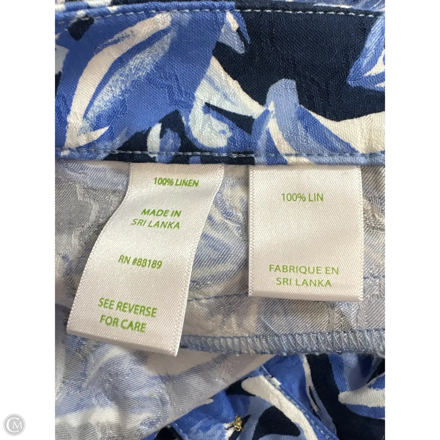 Pants Designer By Lilly Pulitzer In Blue, Size: 4