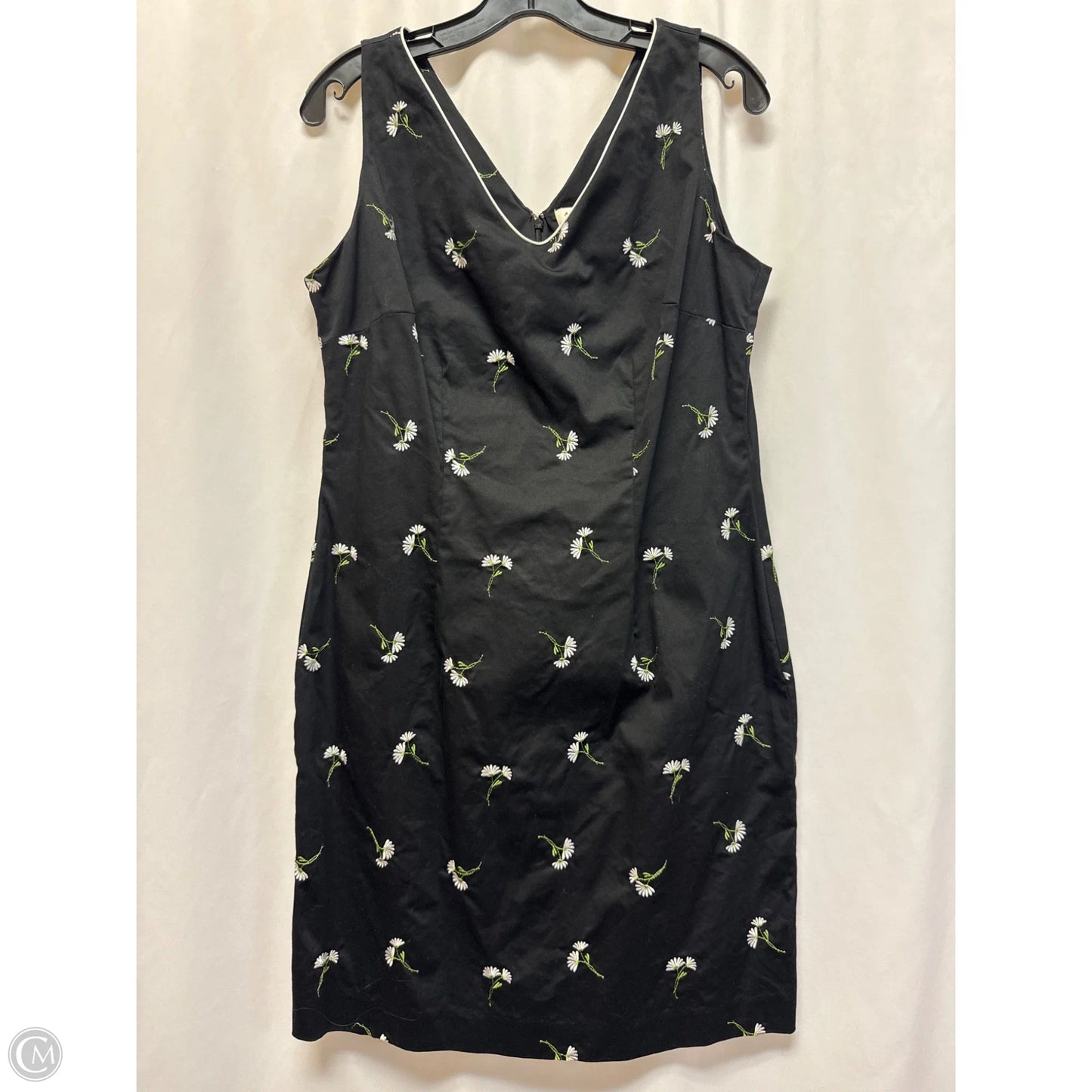 Dress Casual Midi By Amanda Smith In Black, Size: L