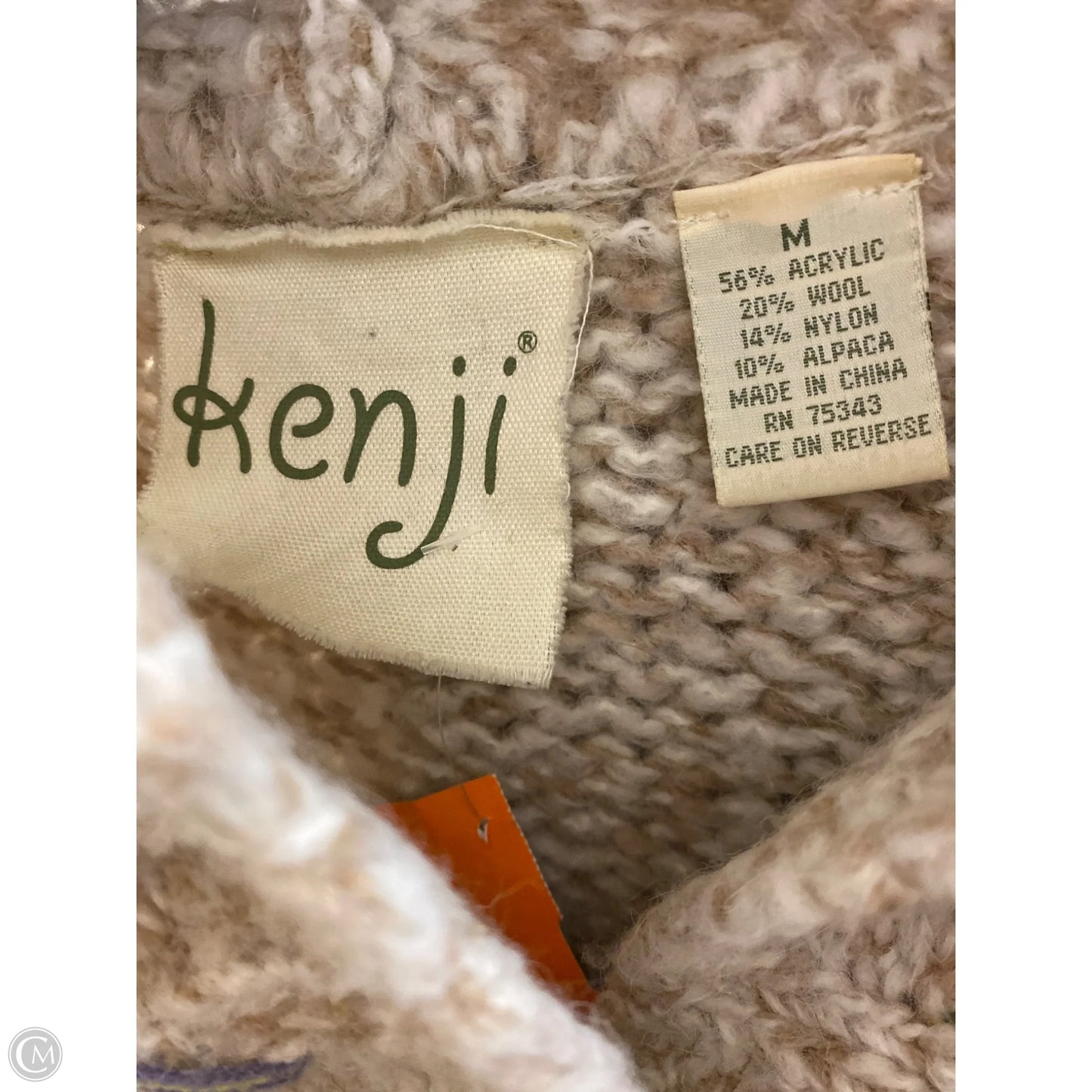 Sweater By Kenji In Tan, Size: M