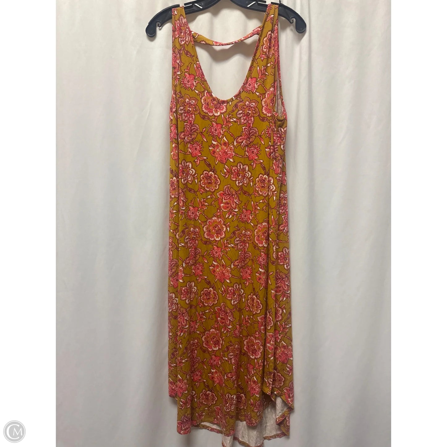 Dress Casual Maxi By Maurices In Yellow, Size: L