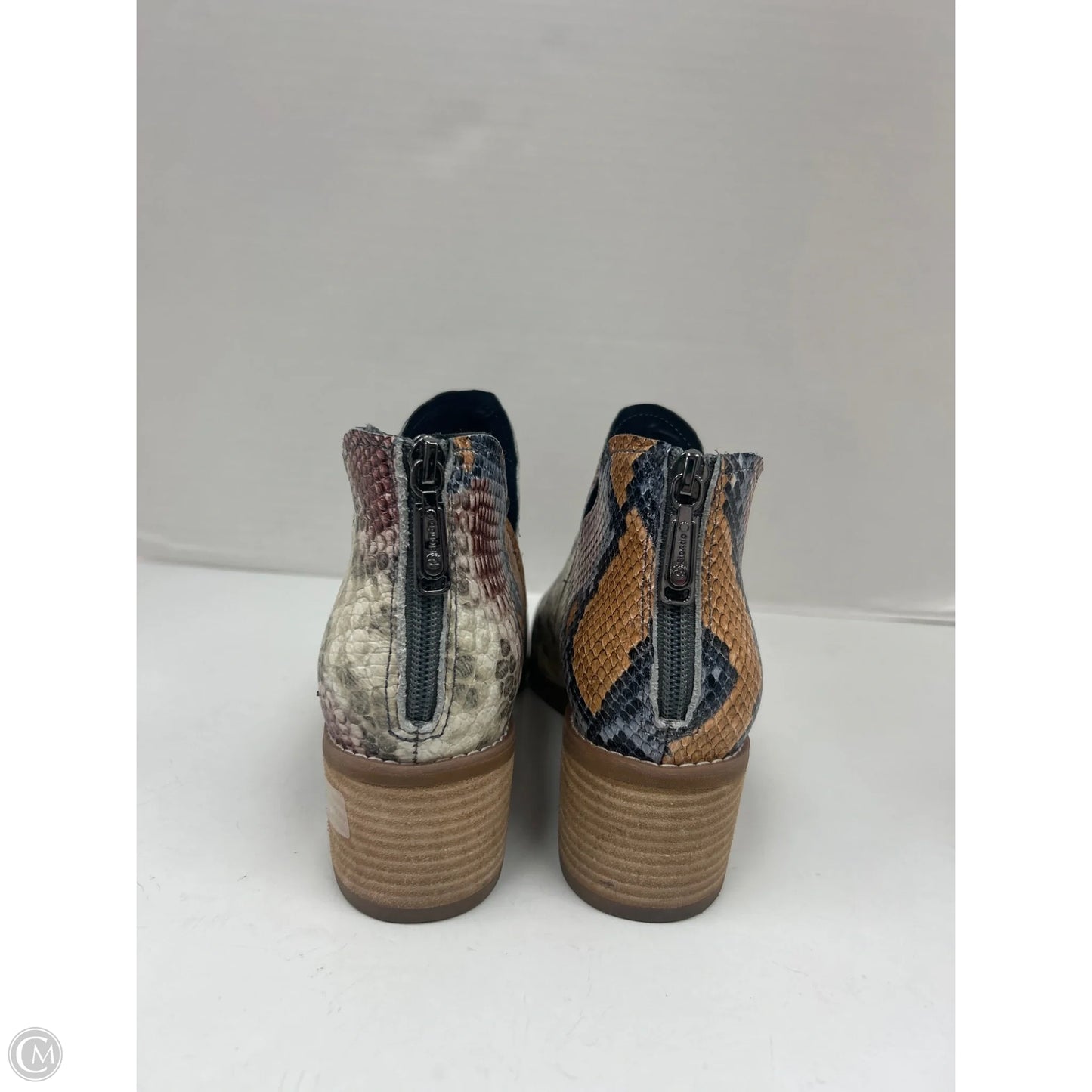 Boots Ankle Heels By Blondo In Multi-colored, Size: 7.5