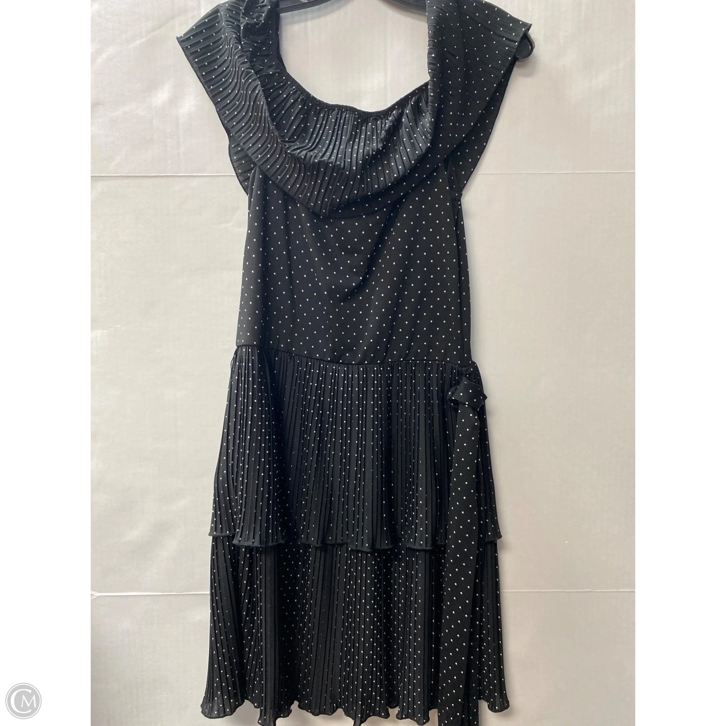 Dress Casual Midi By White House Black Market In Black, Size: Xs