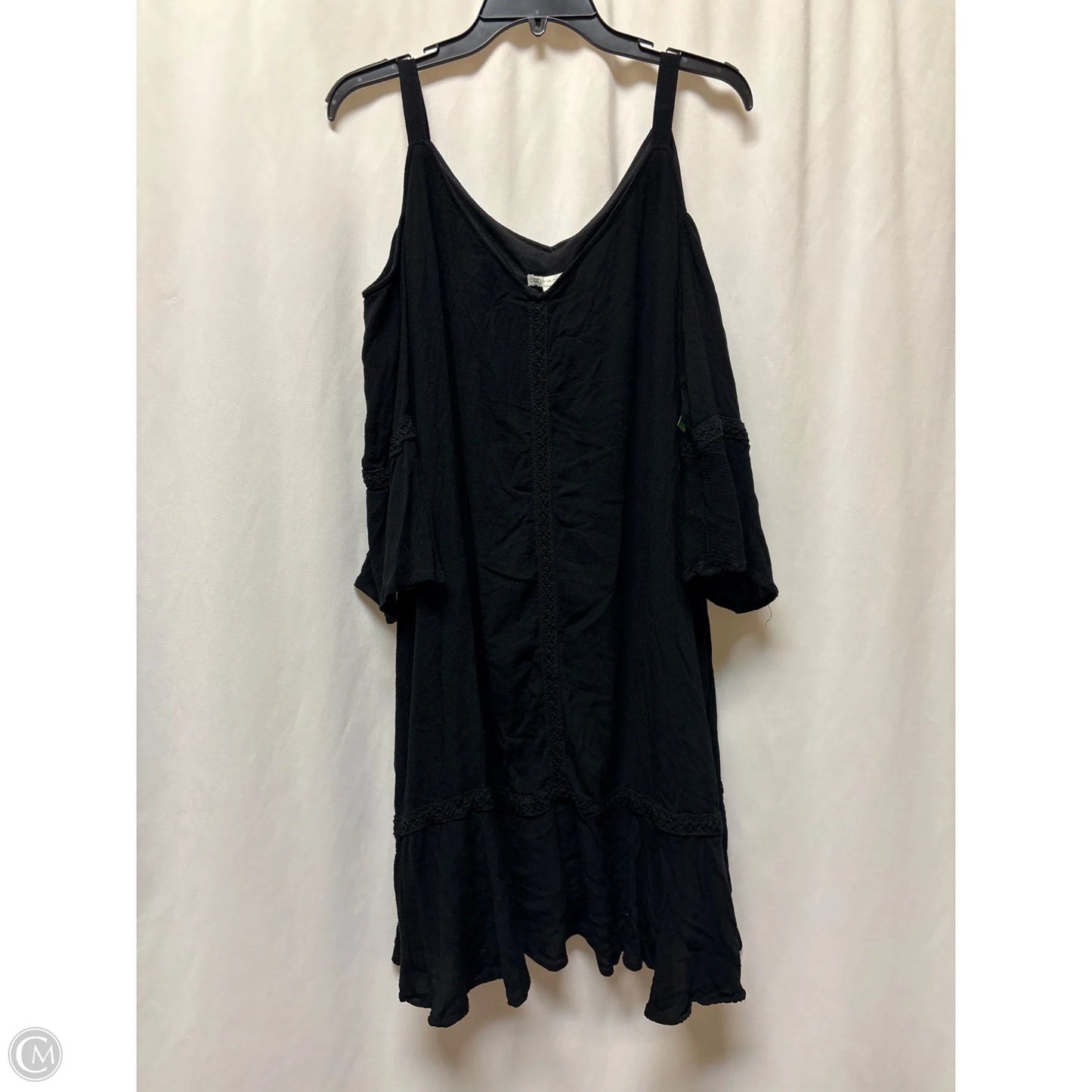 Dress Casual Midi By Cato In Black, Size: 1x