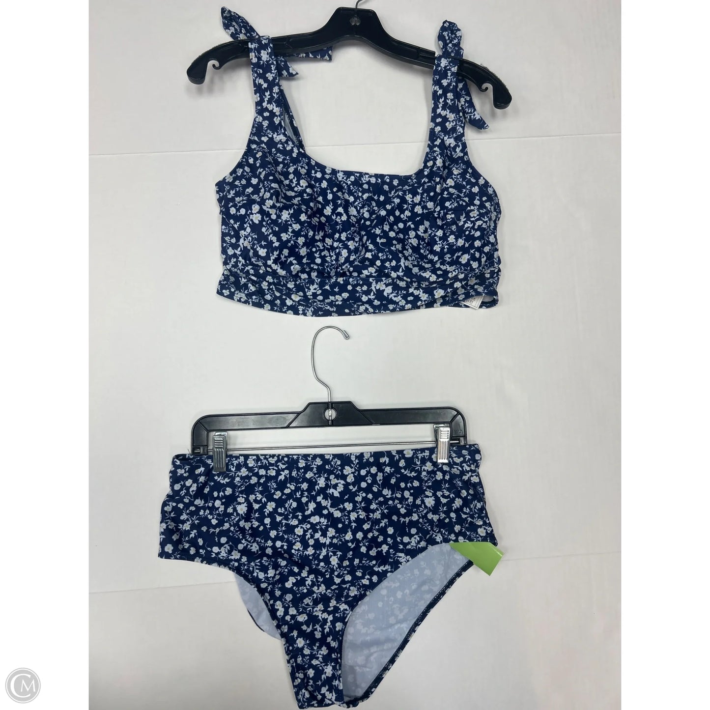 Swimsuit 2pc By Clothes Mentor In Navy, Size: 1x