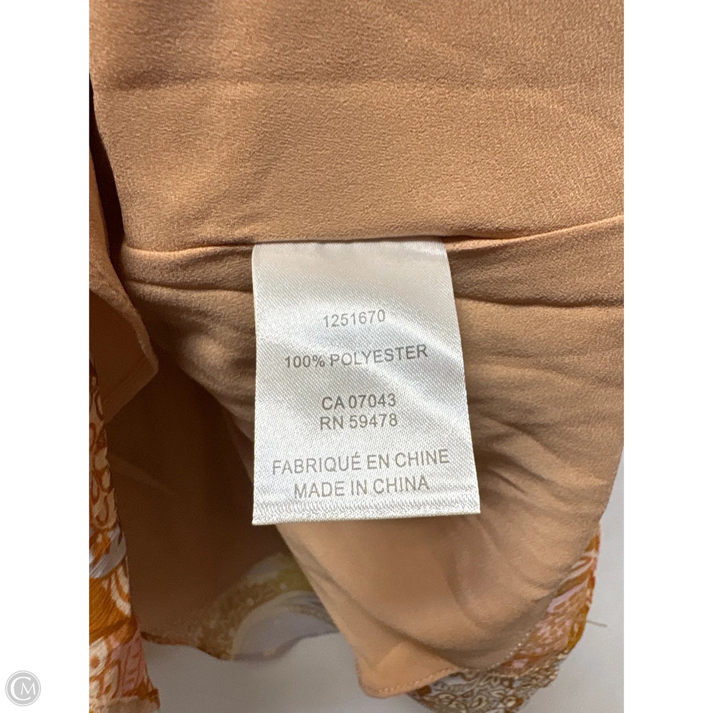 Dress Casual Midi By House Of Harlow In Orange, Size: M