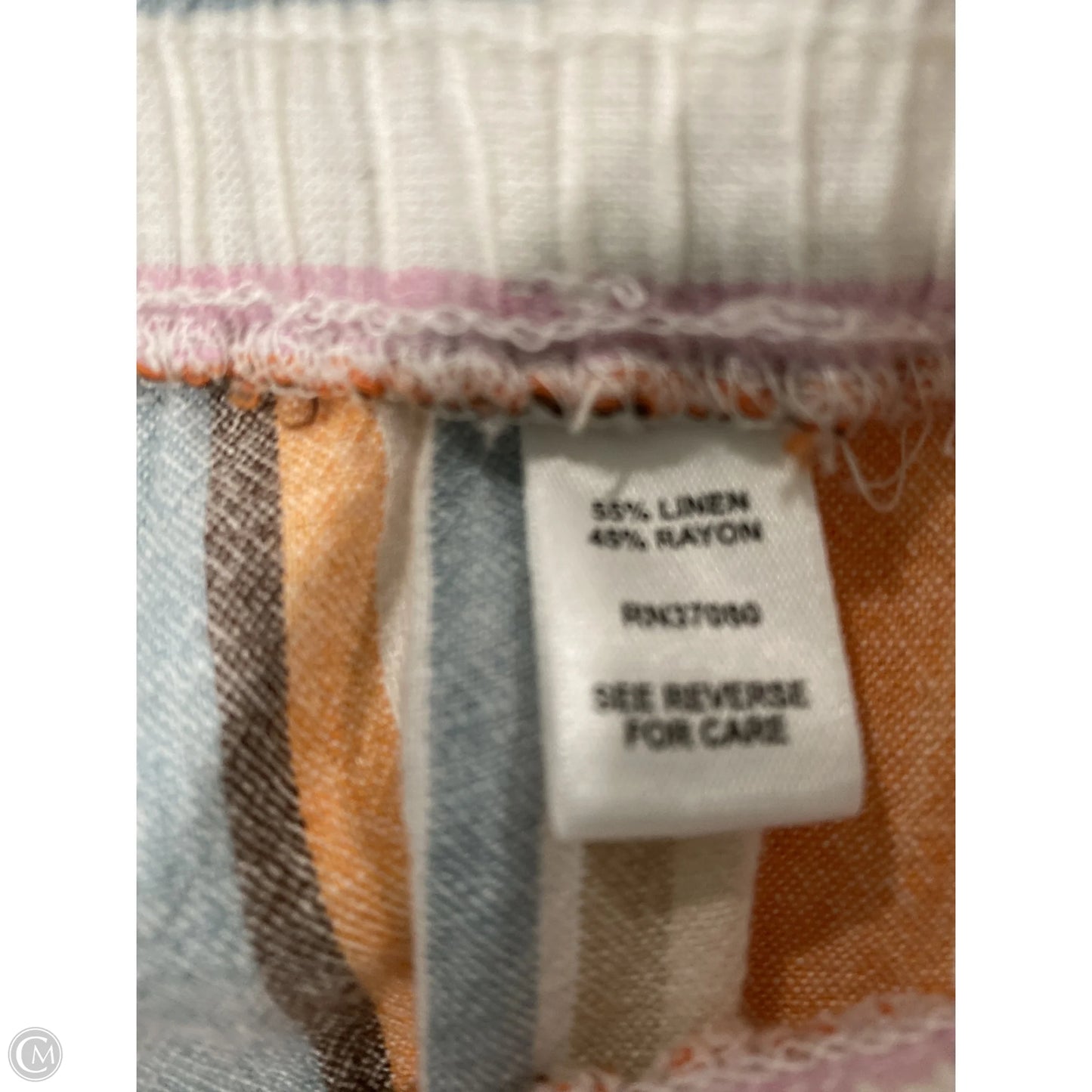 Pants Linen By Cato In Tan, Size: 1x