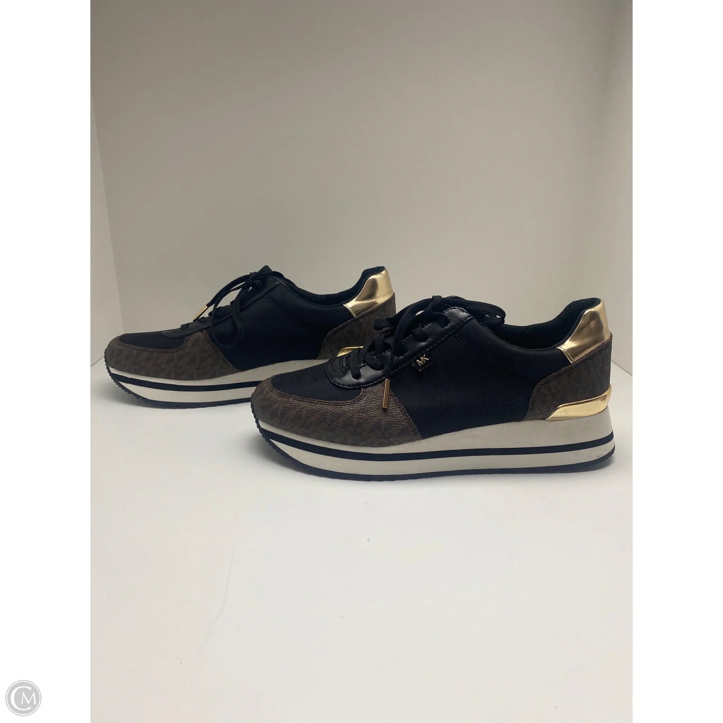 Shoes Designer By Michael Kors In Black, Size: 9.5