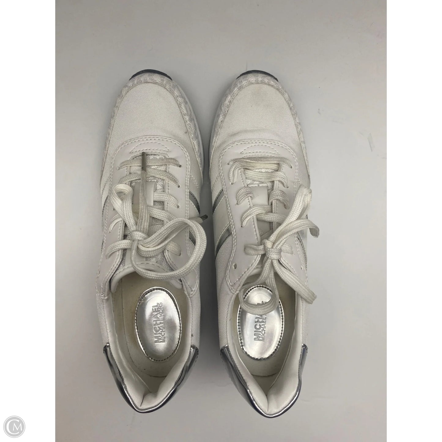 Shoes Designer By Michael Kors In White, Size: 9