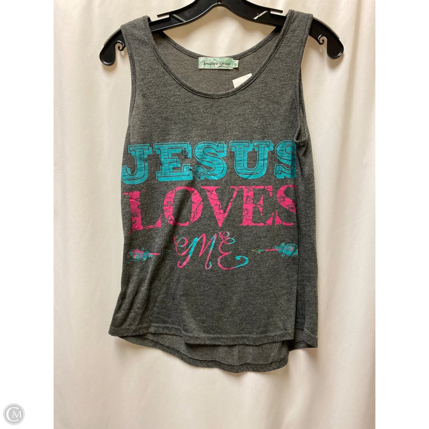 Tank Top By Southern Grace In Grey, Size: S