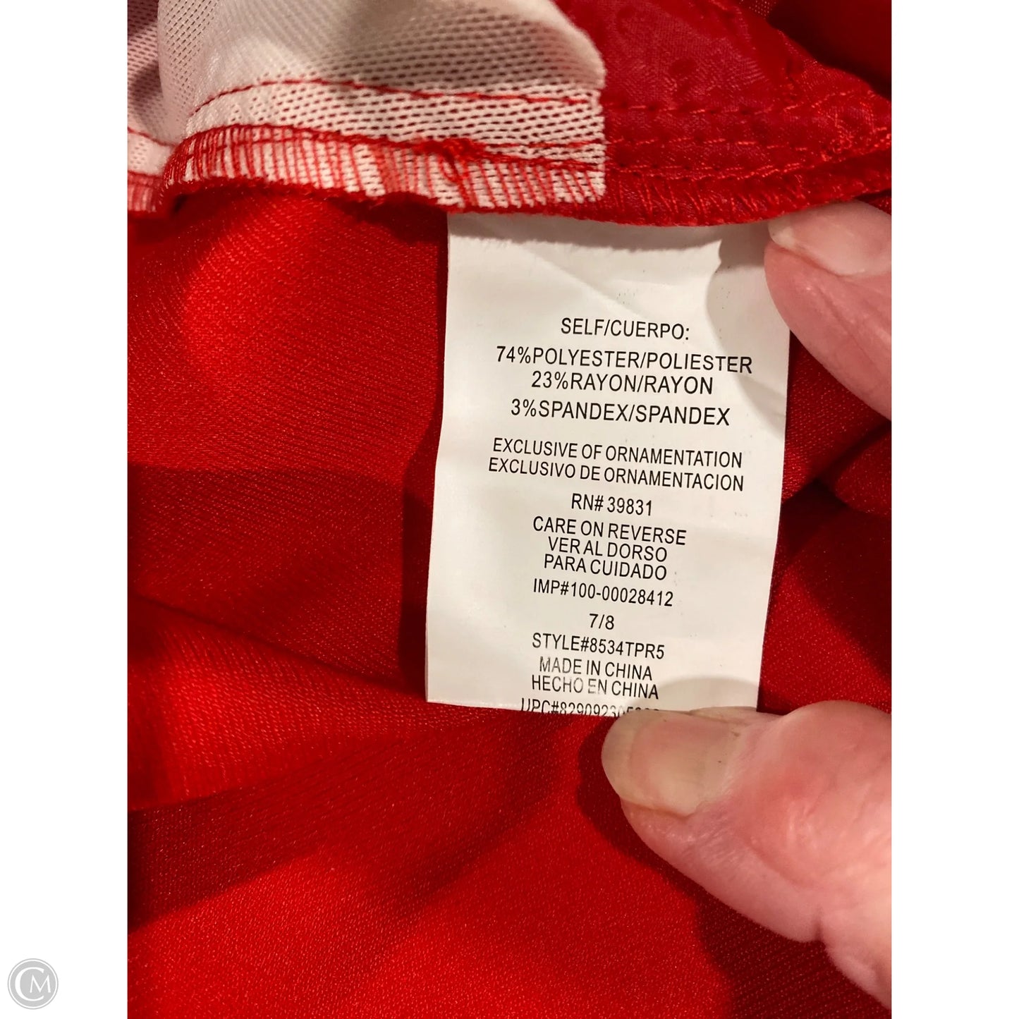 Pants Dress By Xoxo In Red, Size: 8