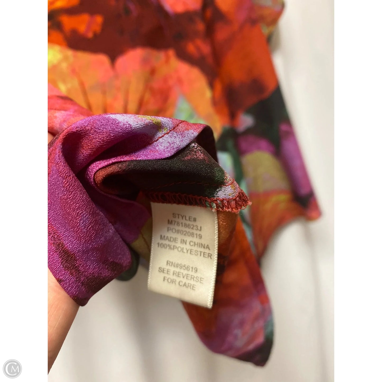 Top Short Sleeve By John Paul Richard In Red, Size: Xl