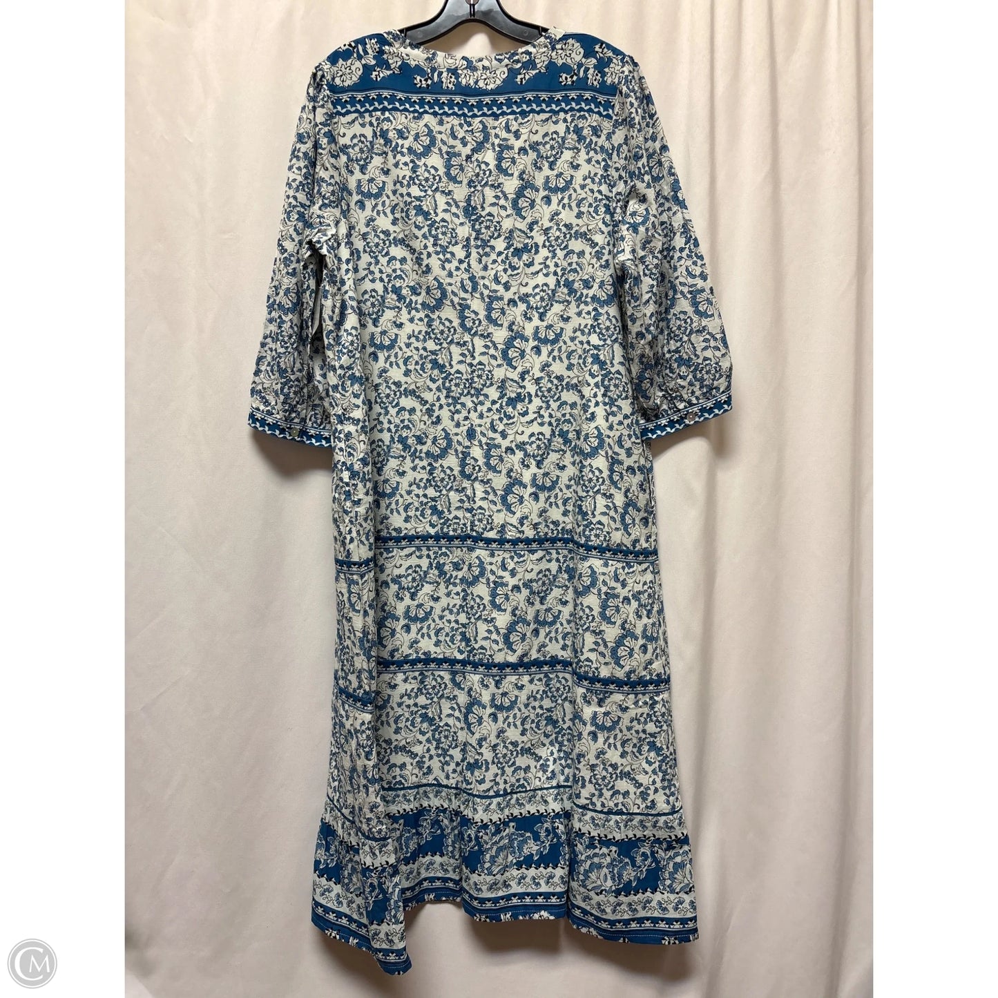 Dress Casual Maxi By J. Jill In Blue, Size: Lp