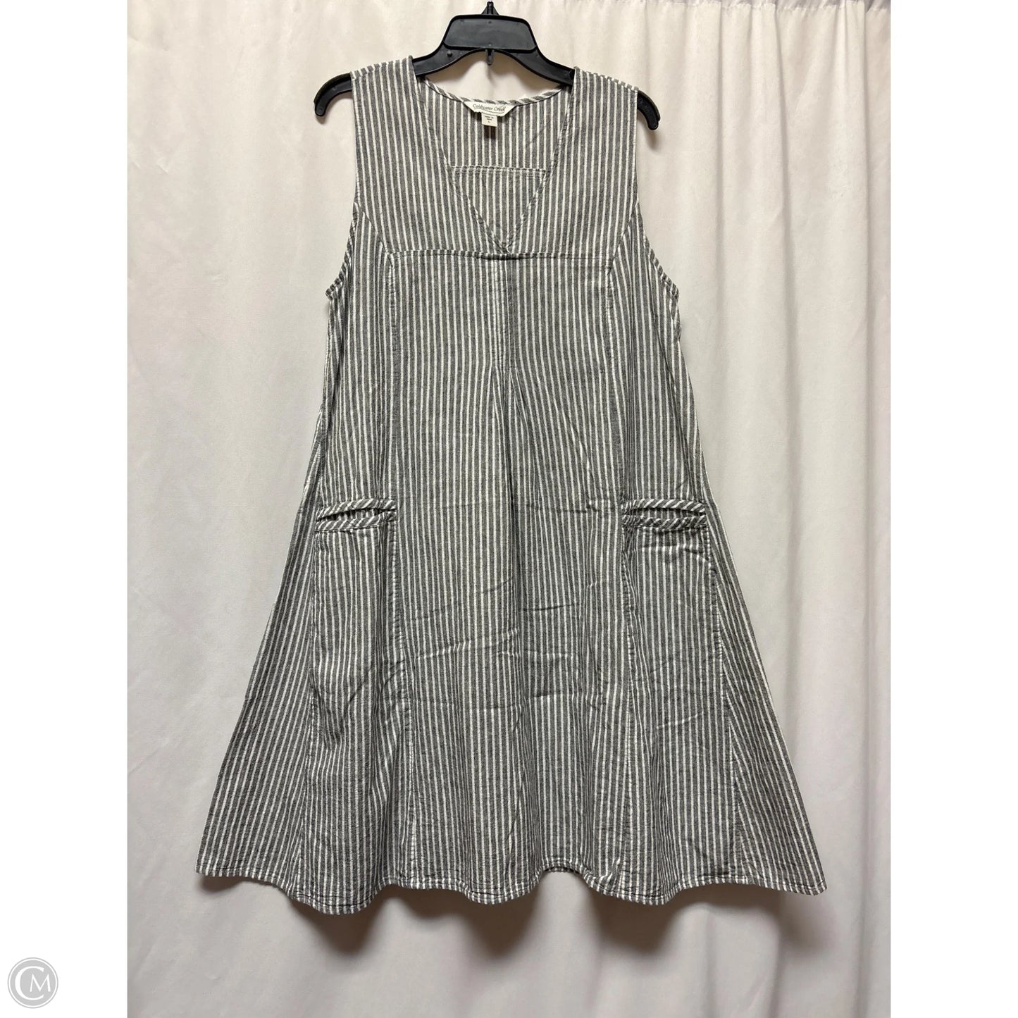 Dress Casual Maxi By Coldwater Creek In Black & White, Size: L