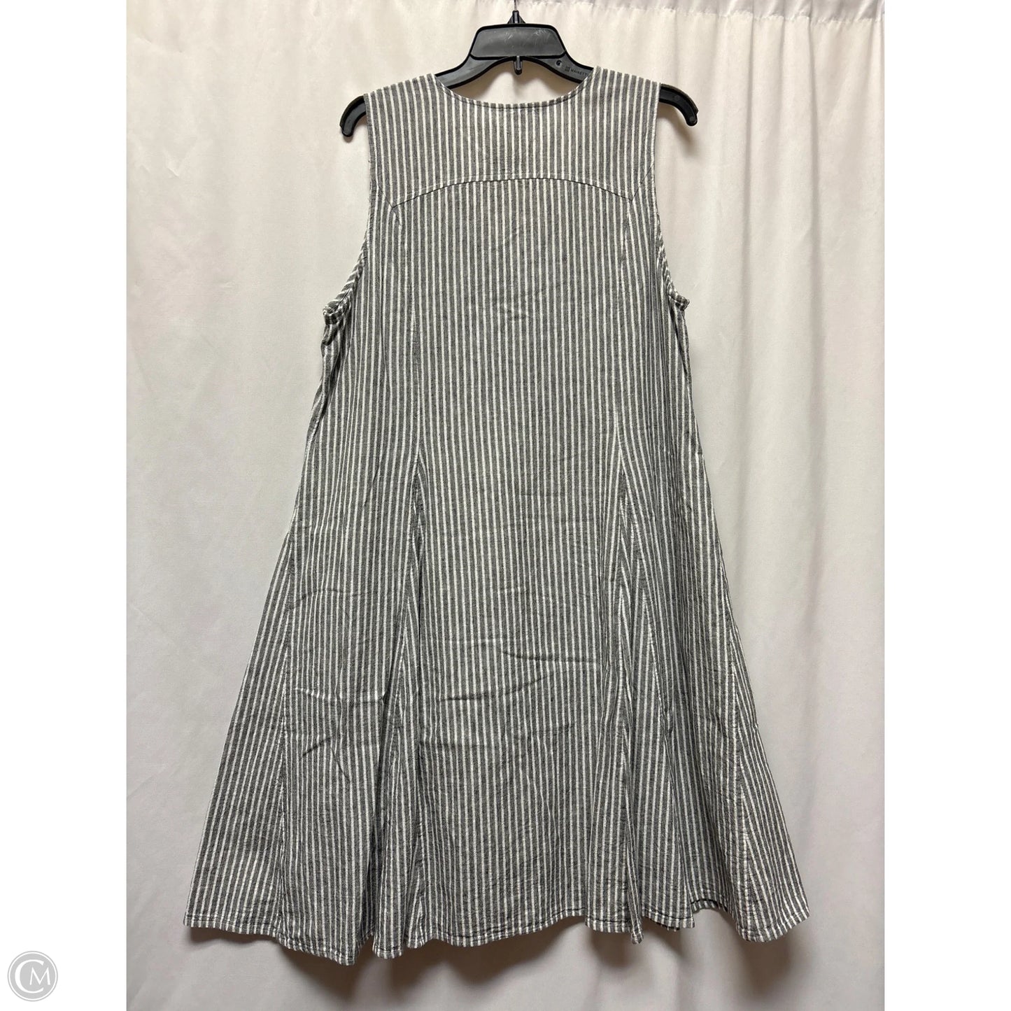 Dress Casual Maxi By Coldwater Creek In Black & White, Size: L