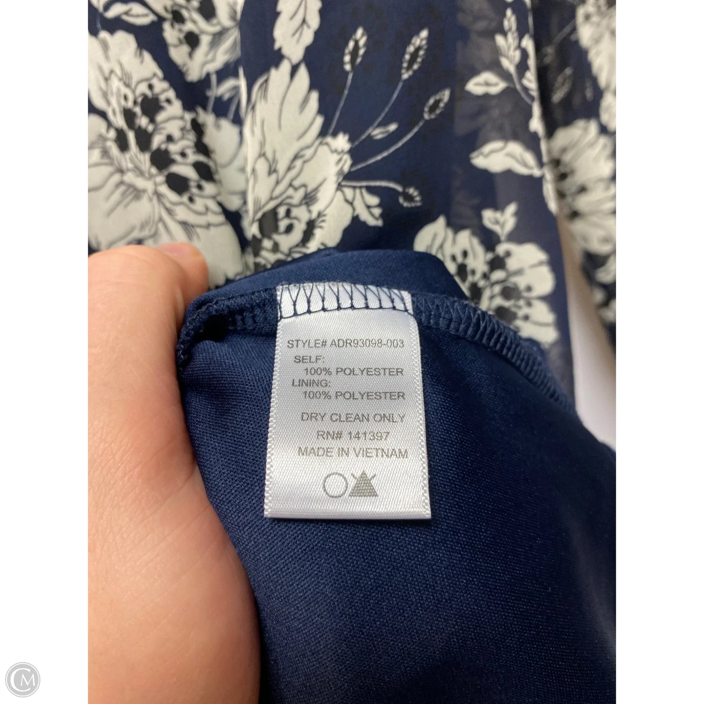 Dress Casual Midi By Astr In Navy, Size: S