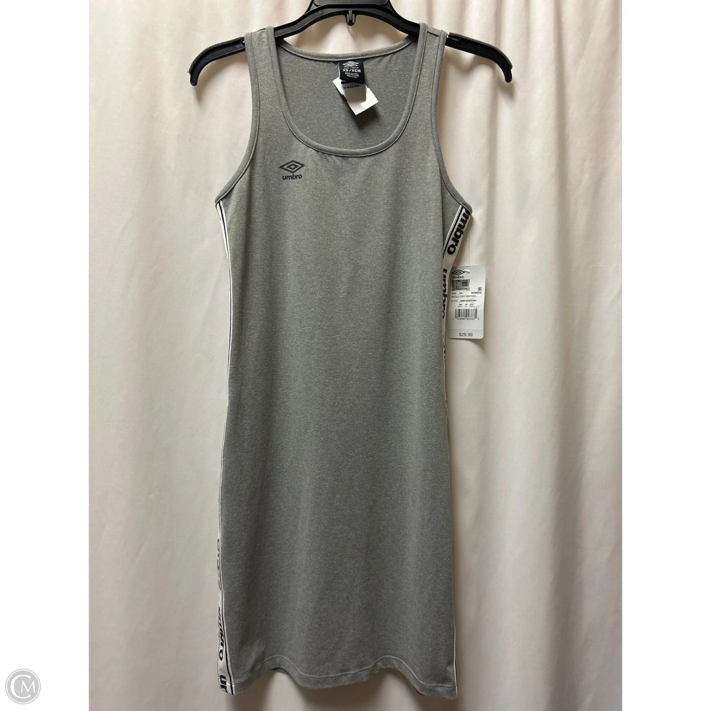 Dress Casual Midi By Umbro In Grey, Size: Xs