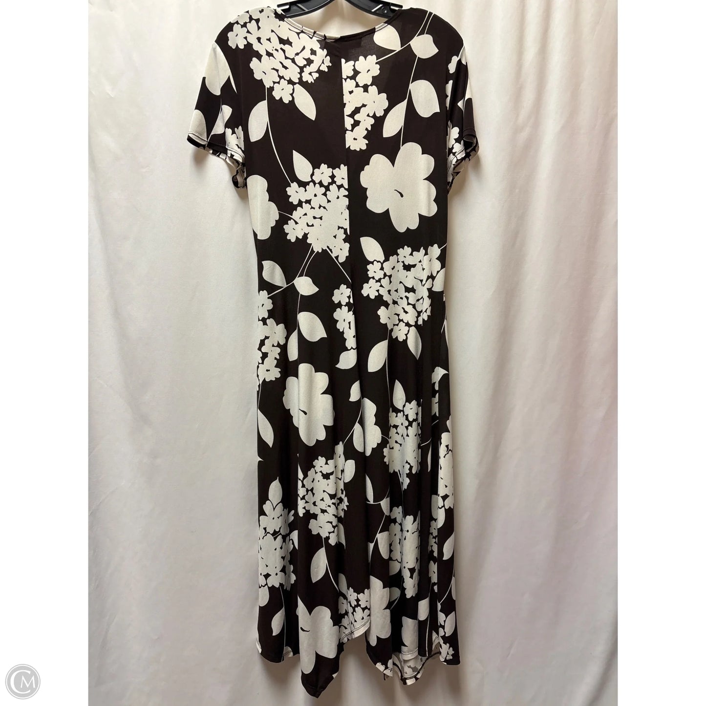 Dress Casual Maxi By Perceptions In Brown, Size: Xl