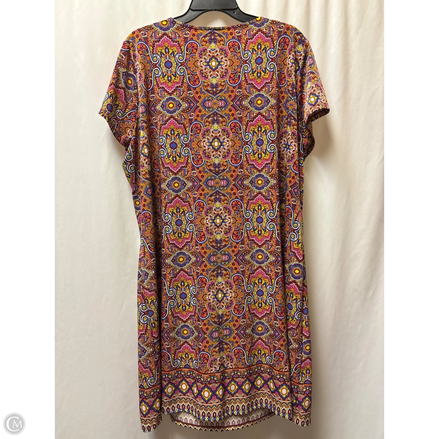 Dress Casual Midi By Tacera In Pink, Size: 3x