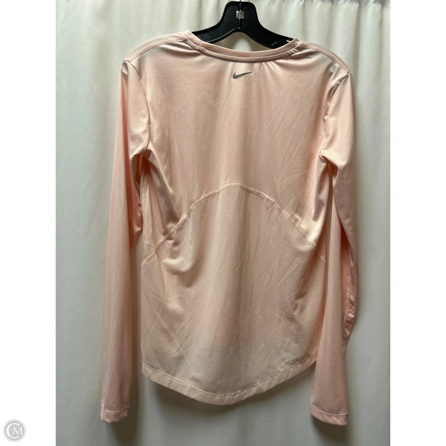Athletic Top Long Sleeve Crewneck By Nike In Pink, Size: S