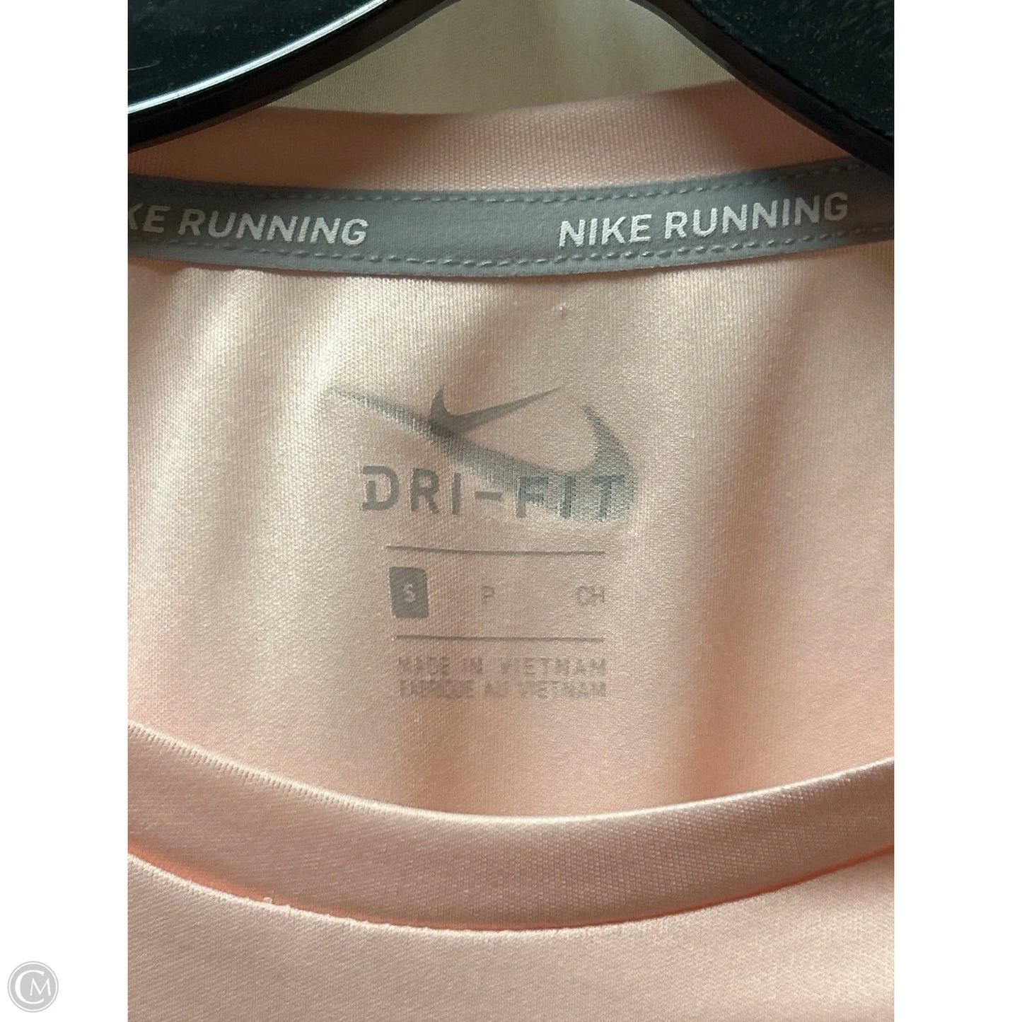 Athletic Top Long Sleeve Crewneck By Nike In Pink, Size: S