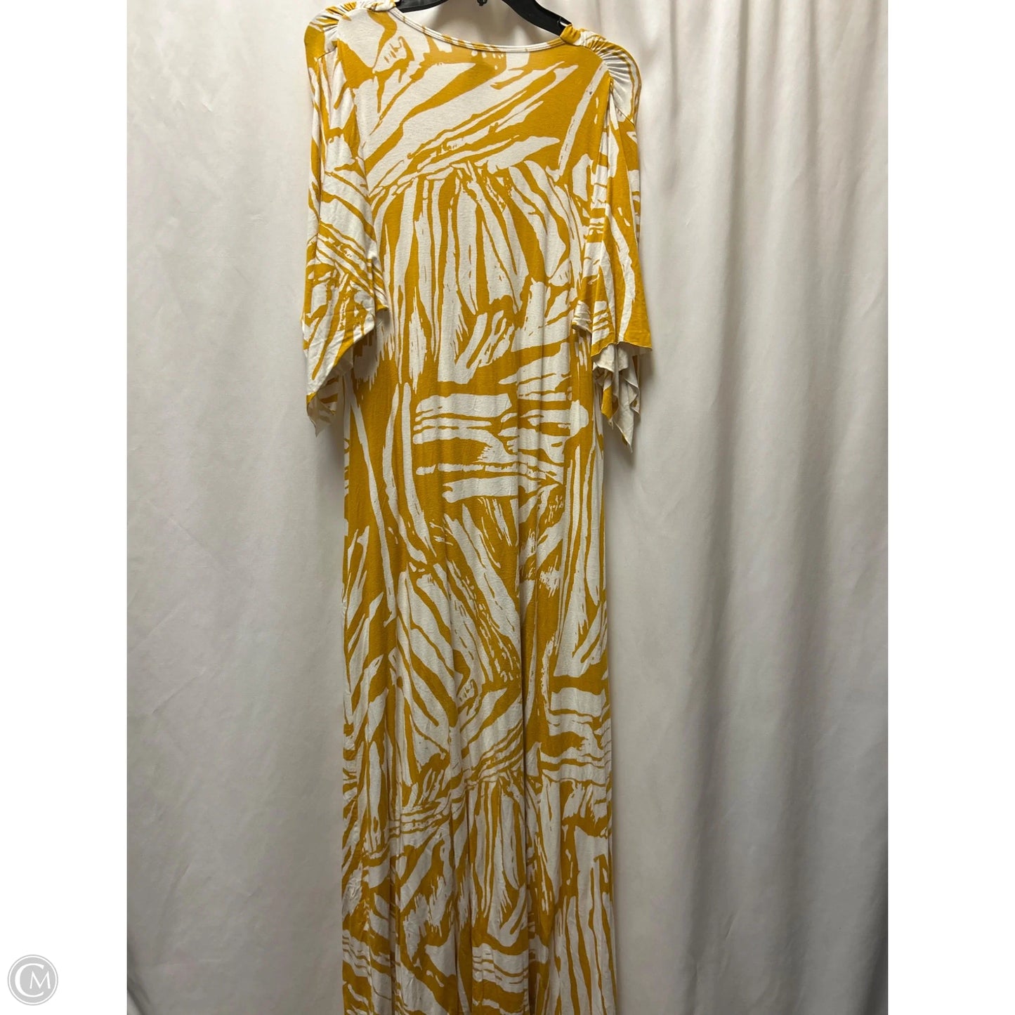 Dress Casual Maxi By Sonoma In Yellow, Size: 1x