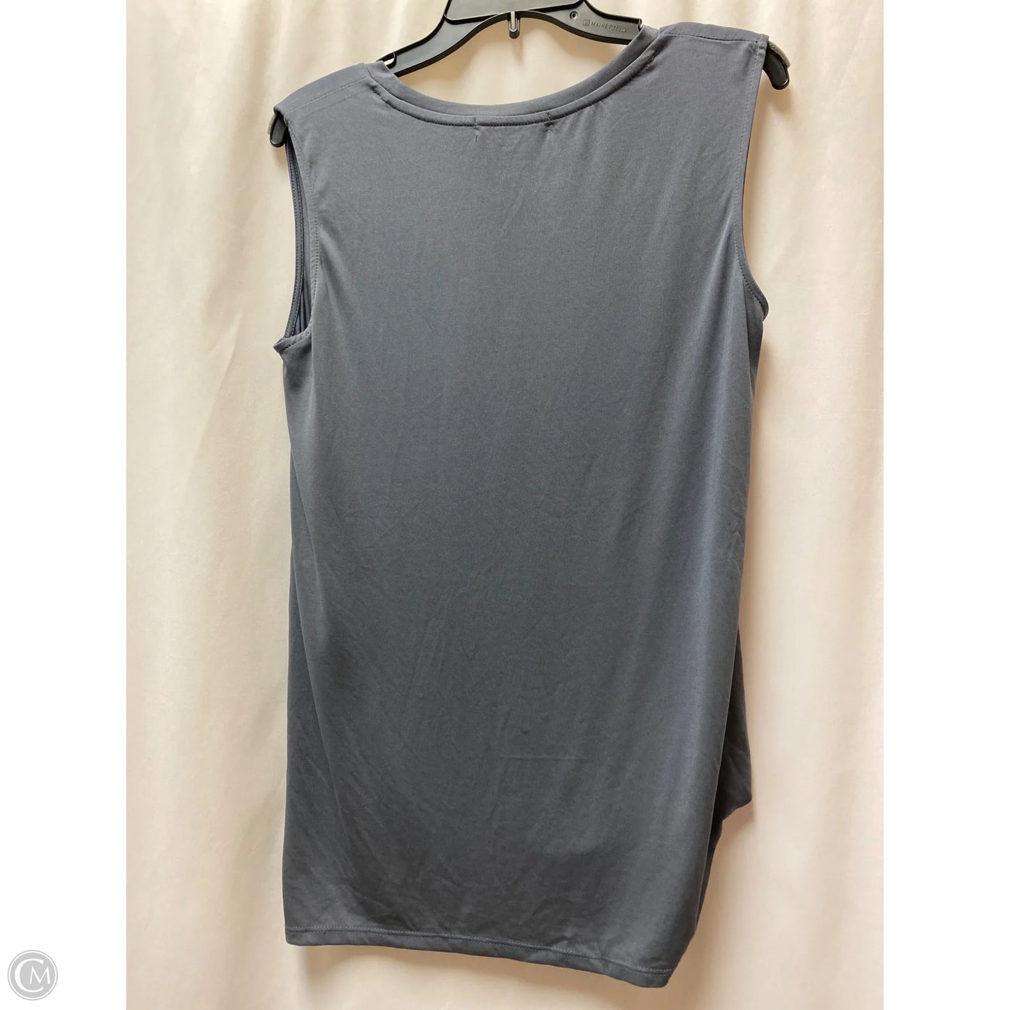 Top Sleeveless By Tresics In Grey, Size: L
