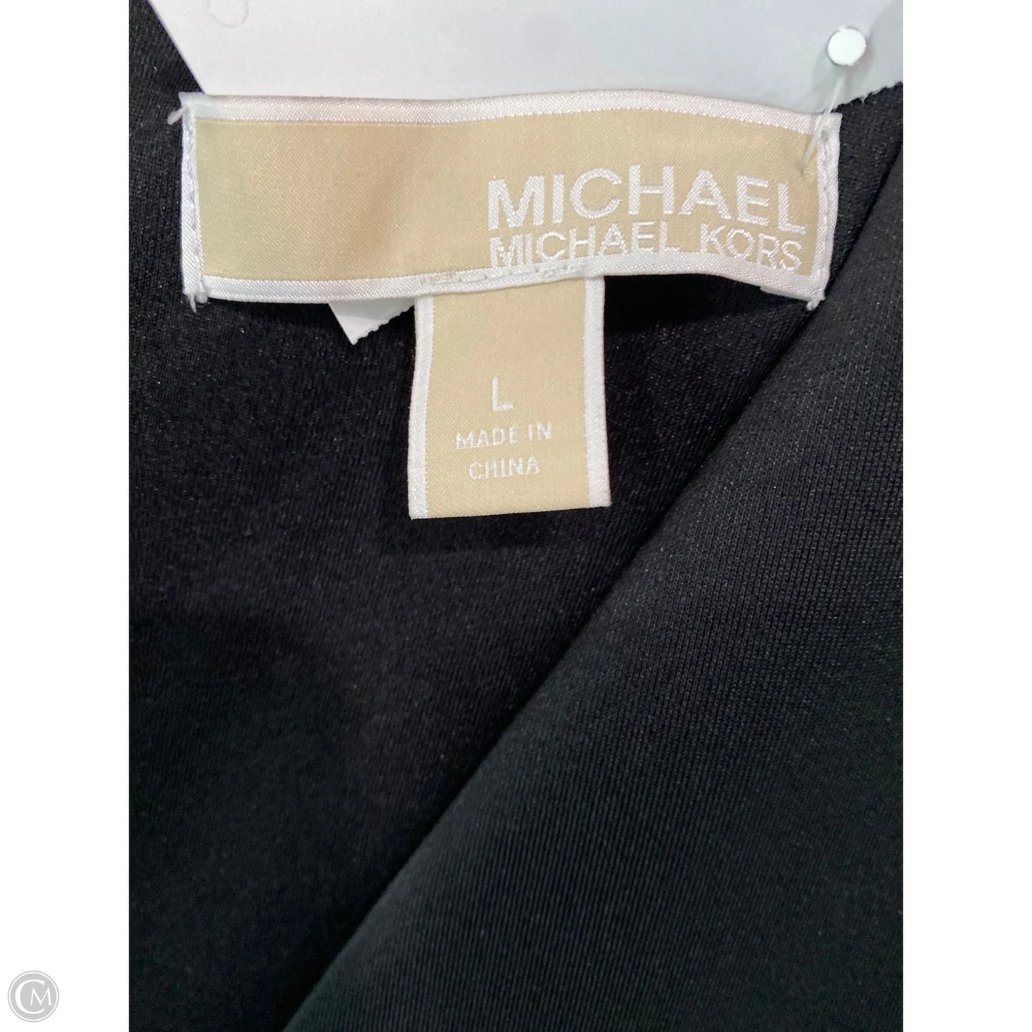 Dress Casual Midi By Michael By Michael Kors In Black, Size: L