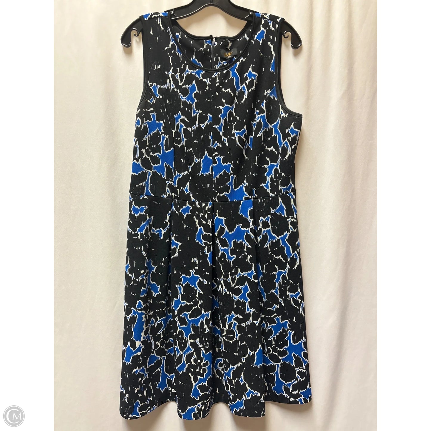 Dress Casual Midi By Clothes Mentor In Blue, Size: L