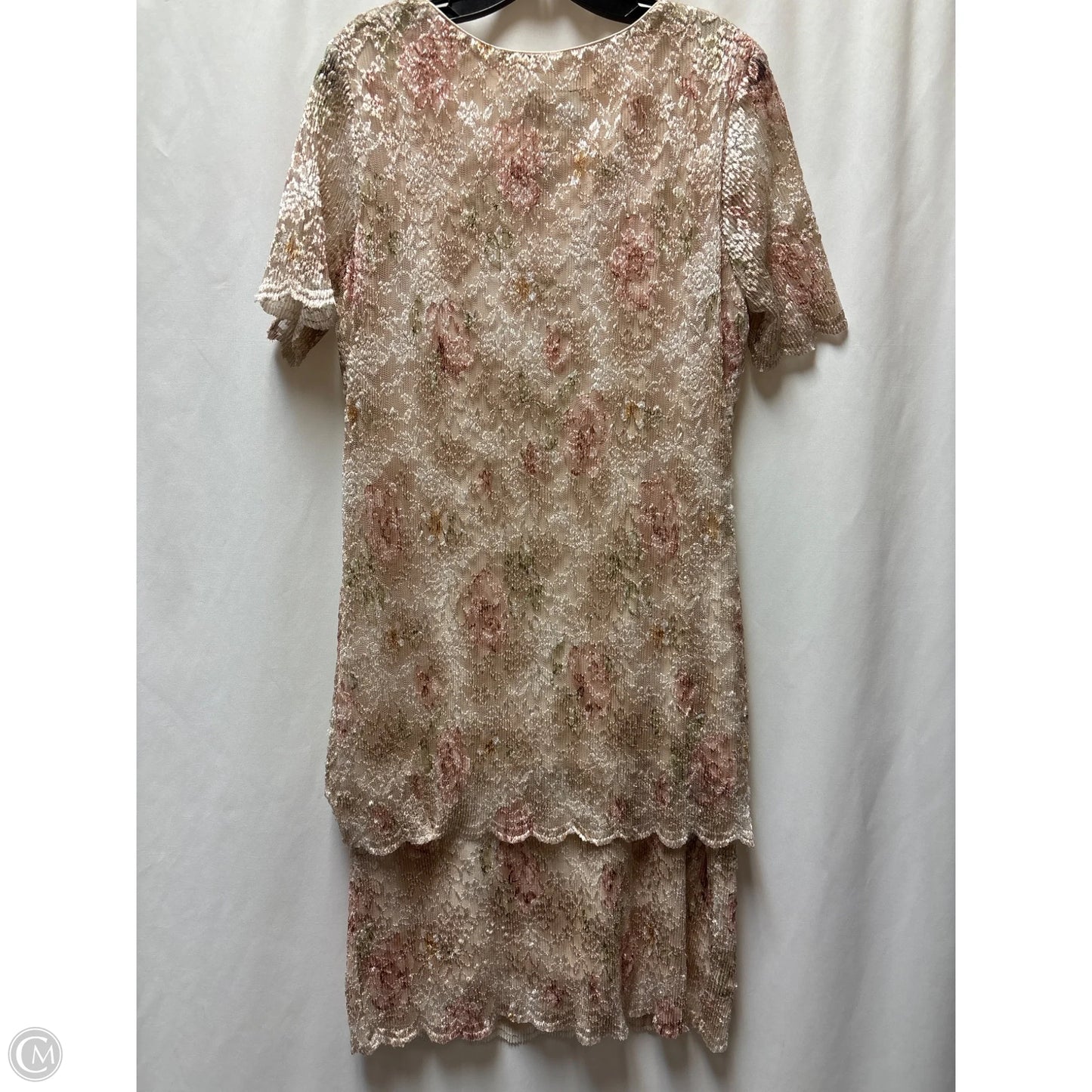 Dress Casual Maxi By Connected Apparel In Pink, Size: Xl