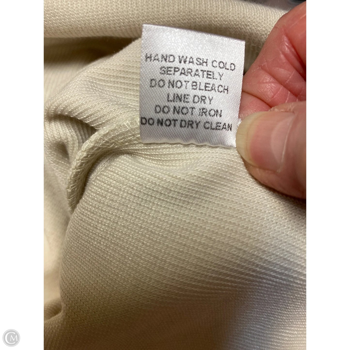 Dress Casual Short By Clothes Mentor In Cream, Size: L