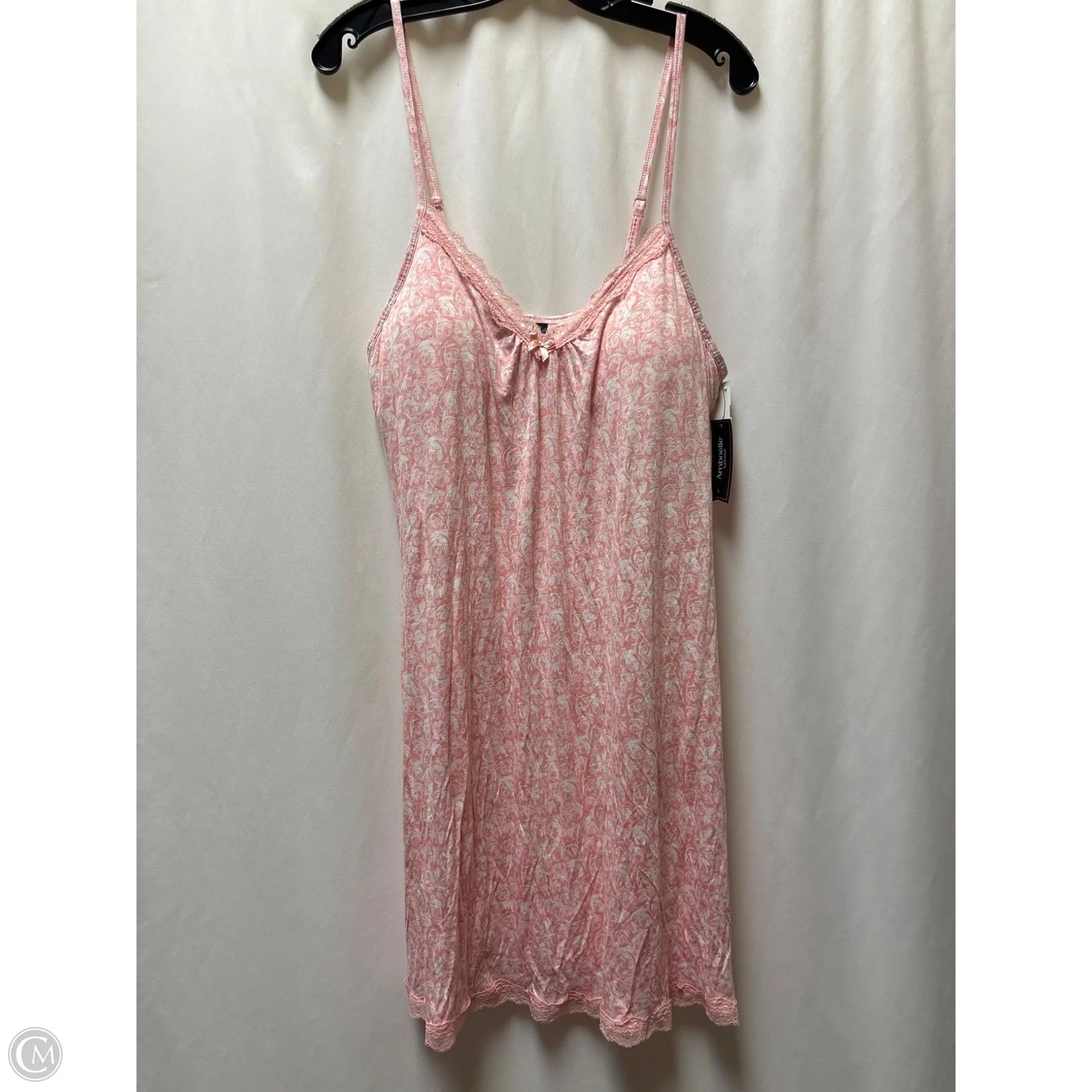 Nightgown By Clothes Mentor In Pink, Size: L