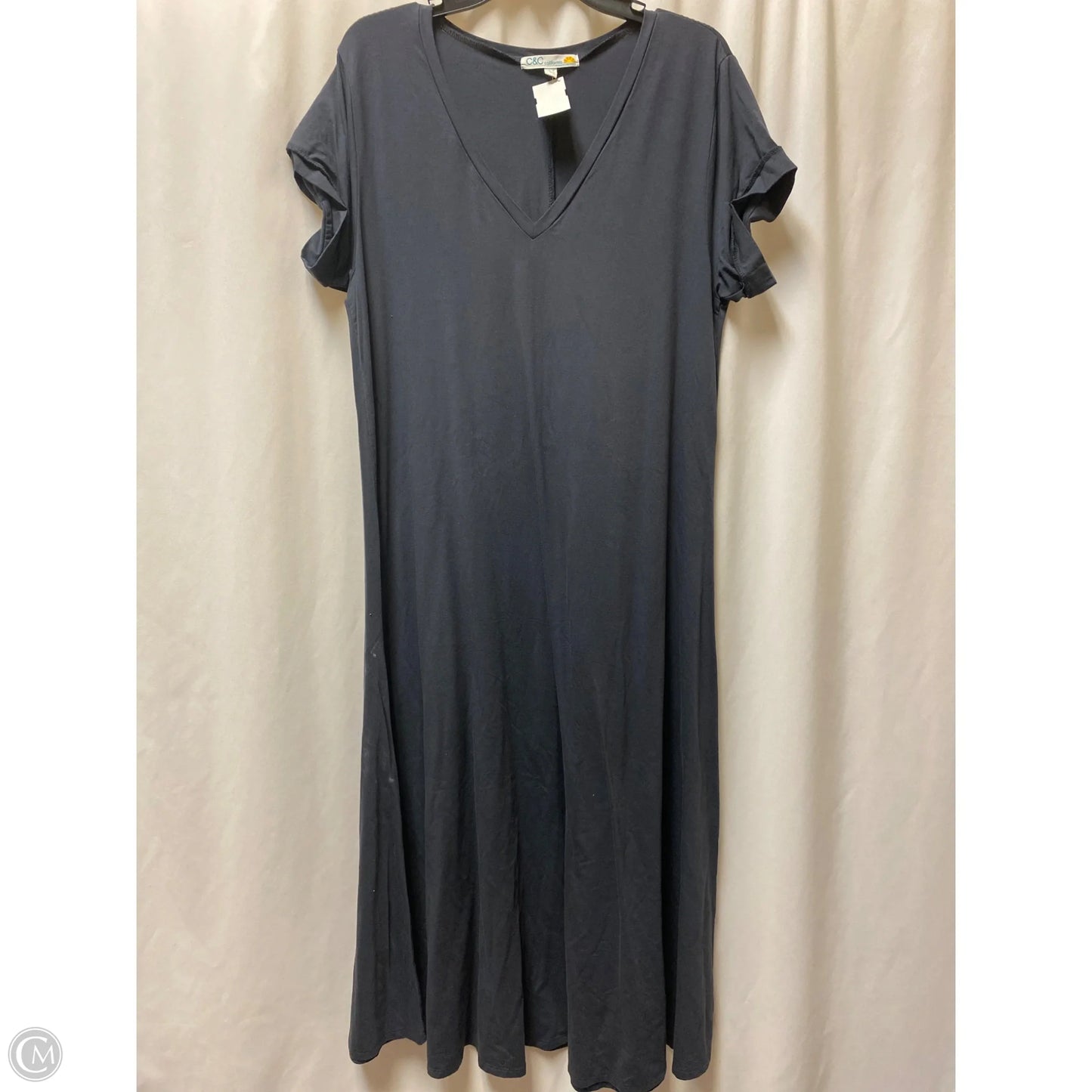 Dress Casual Maxi By C And C In Blue, Size: L