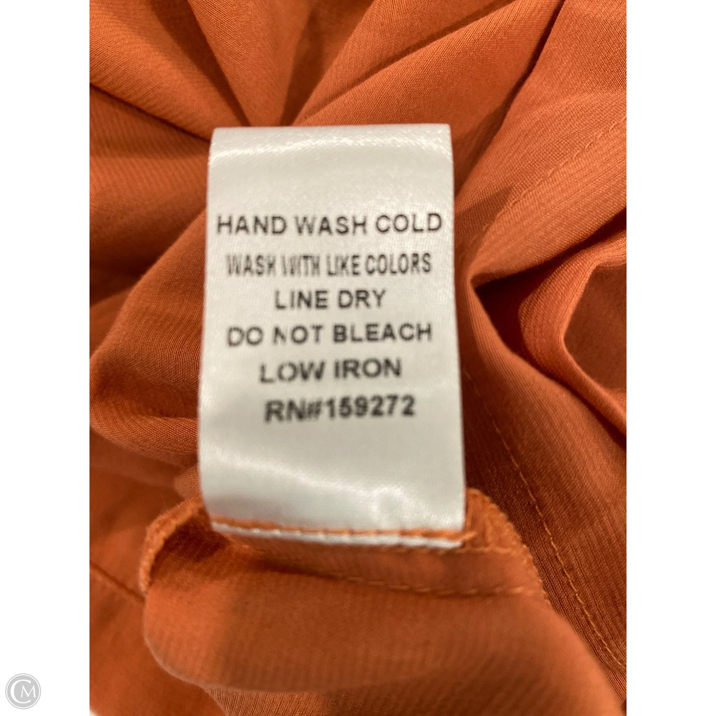 Dress Casual Midi By Gigio In Orange, Size: M