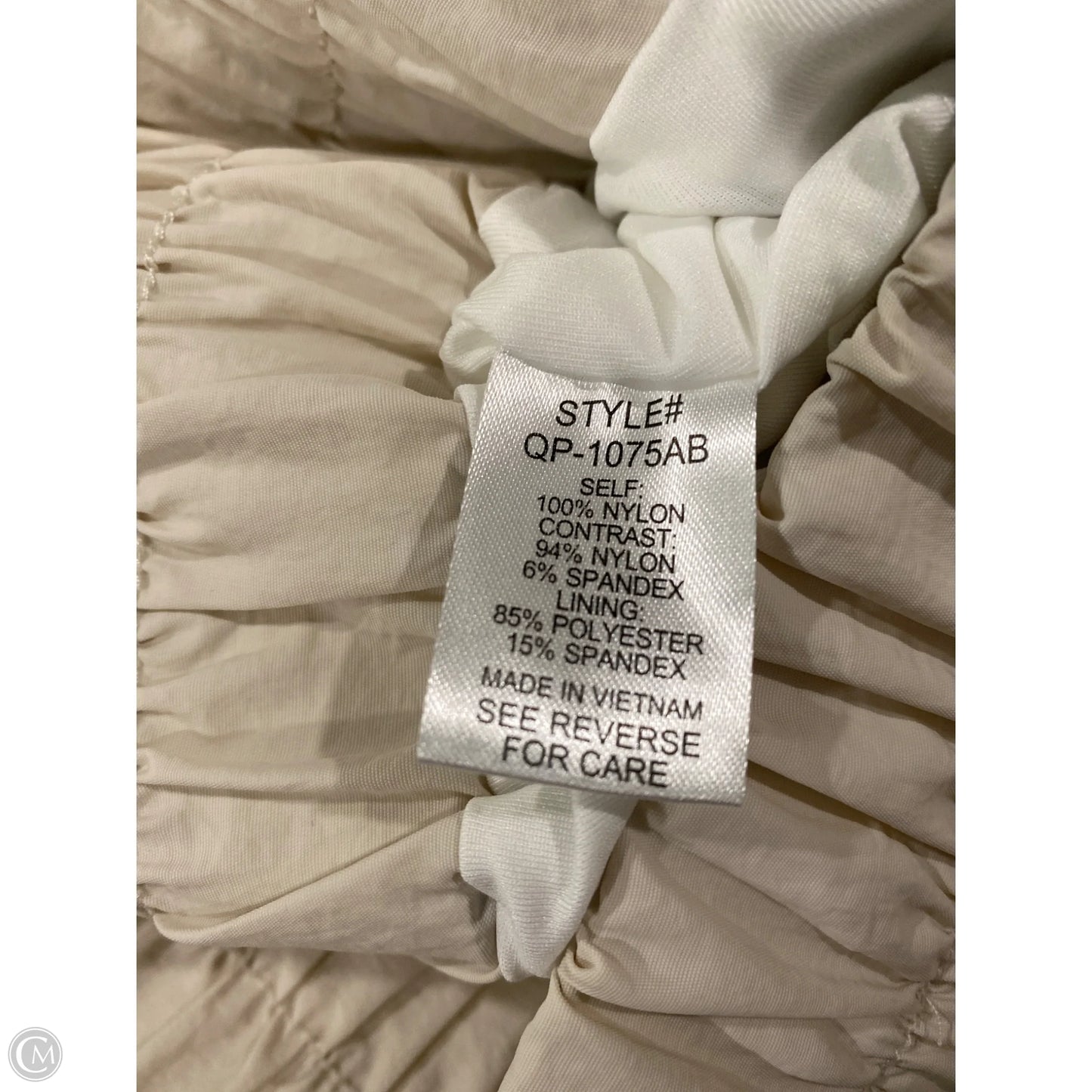 Athletic Shorts By Zenana Outfitters In Cream, Size: L