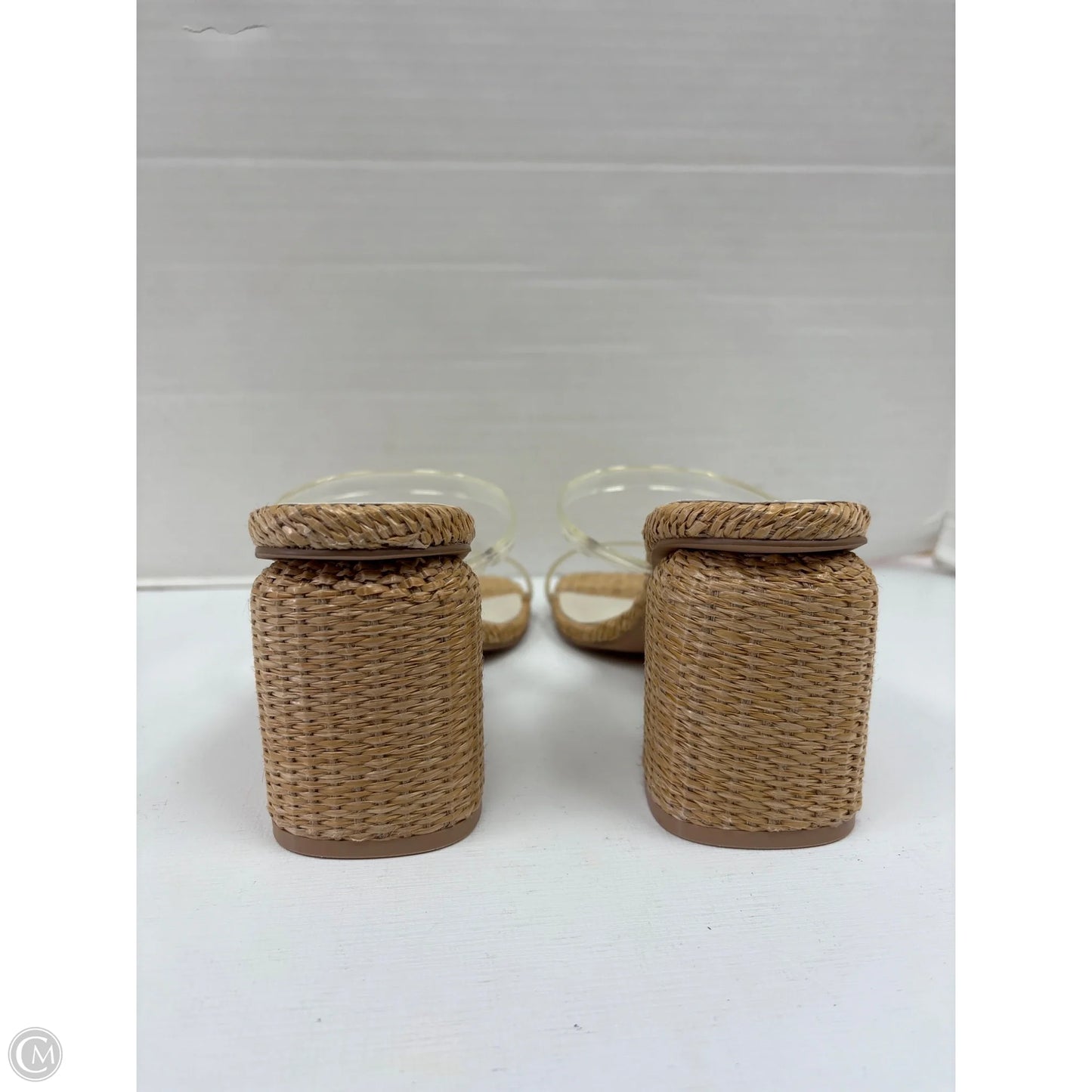Shoes Heels Block By Clothes Mentor In Tan, Size: 10