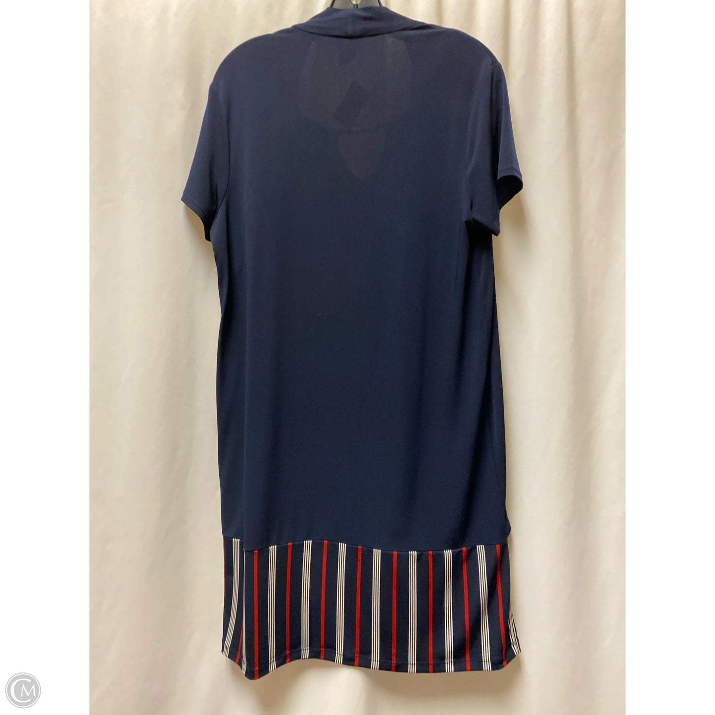 Dress Casual Midi By En Focus In Navy, Size: L