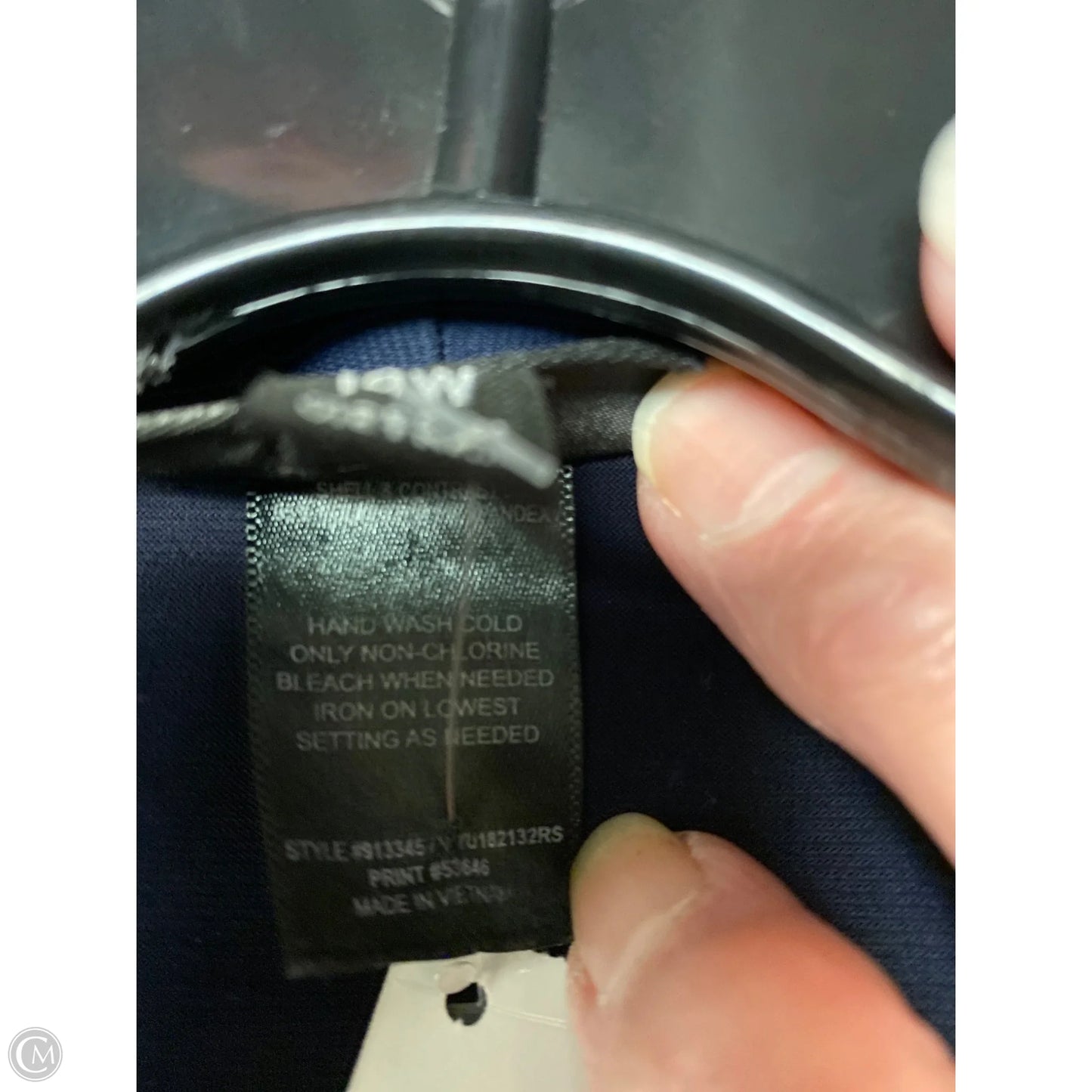 Dress Casual Midi By En Focus In Navy, Size: L