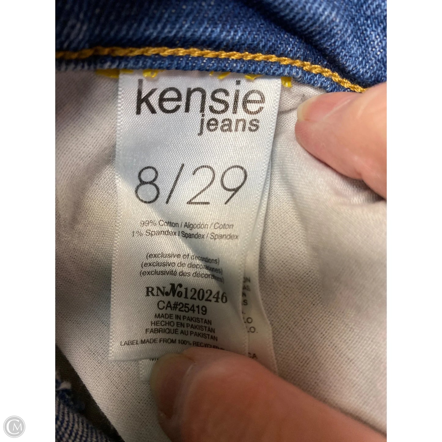 Jeans Wide Leg By Kensie In Blue Denim, Size: 8