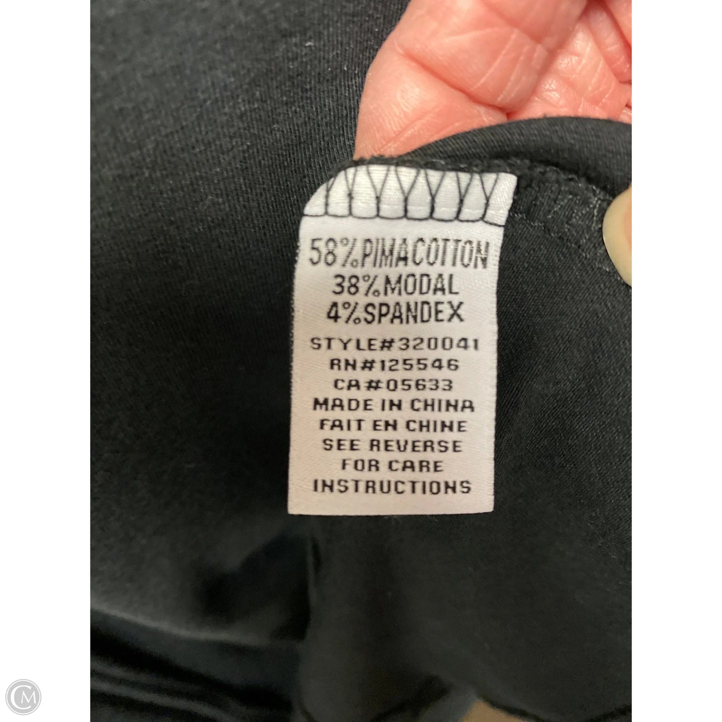 Pants Set 2pc By Habitat In Black, Size: Xs
