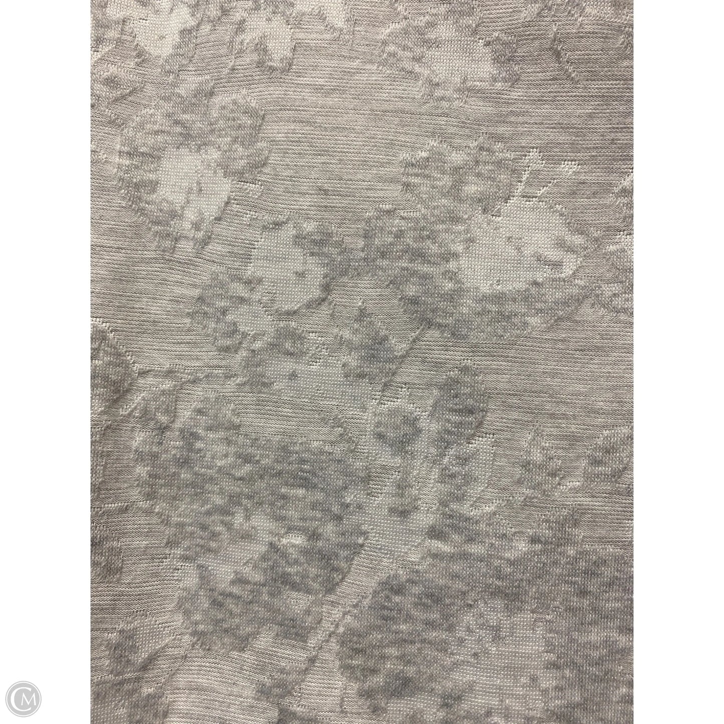 Top Short Sleeve By Simply Vera In Grey, Size: Xl