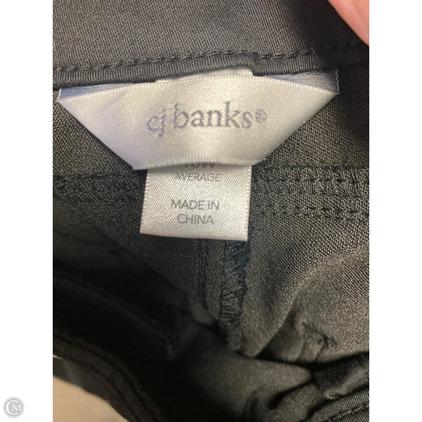 Capris By Cj Banks In Black, Size: 18