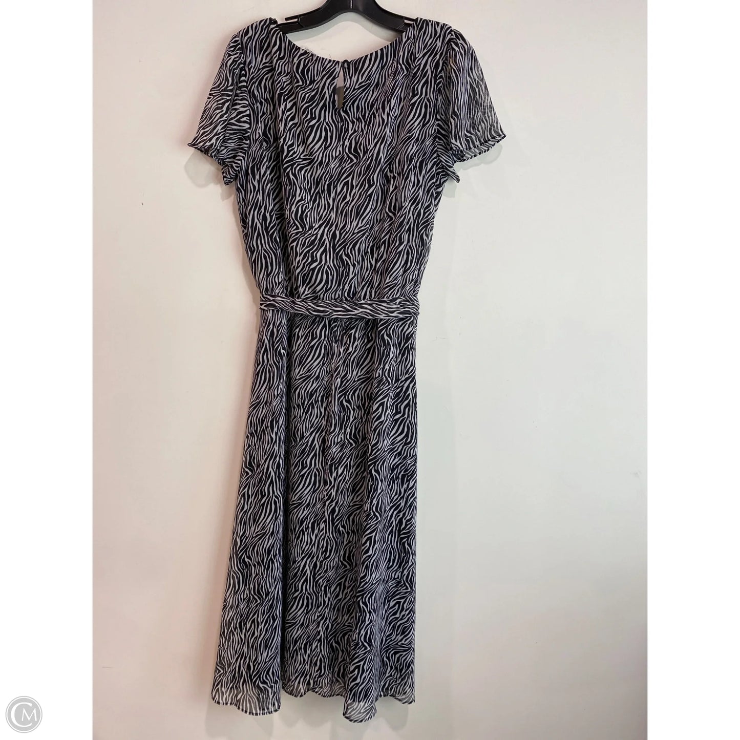 Dress Casual Midi By Jbs In Black & White, Size: Xl