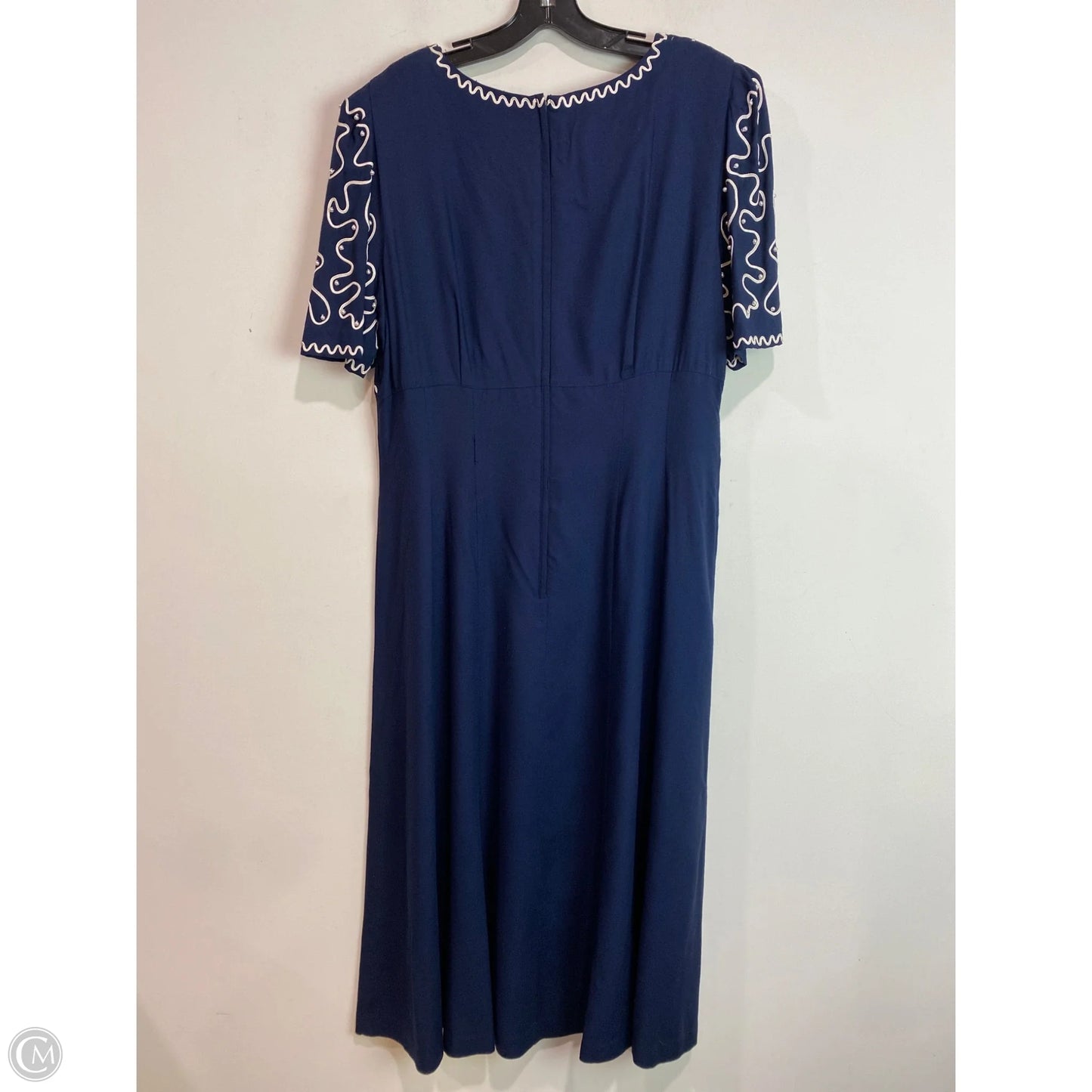 Dress Casual Maxi By Clothes Mentor In Navy, Size: L