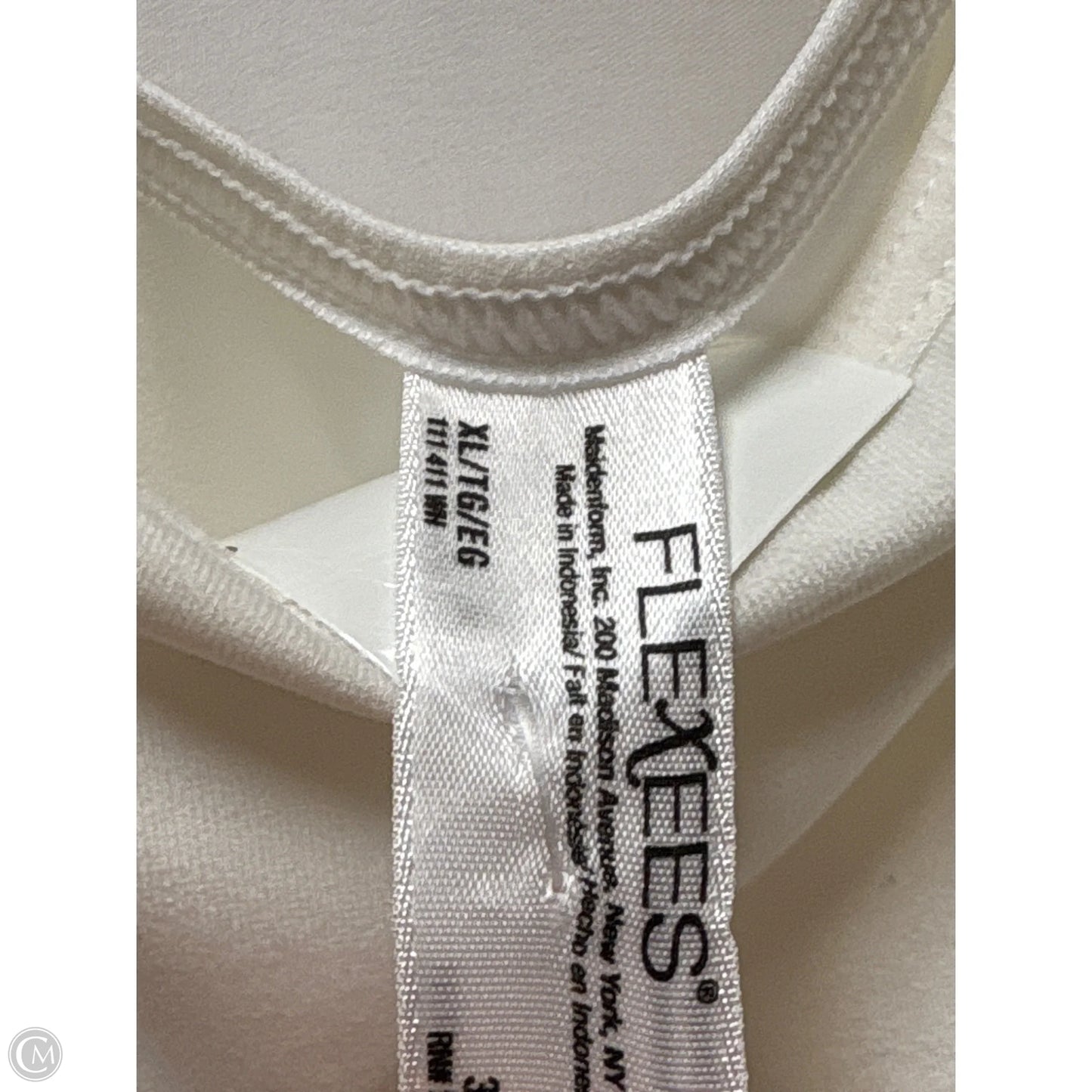 Tank Top By Flexees In White, Size: Xl