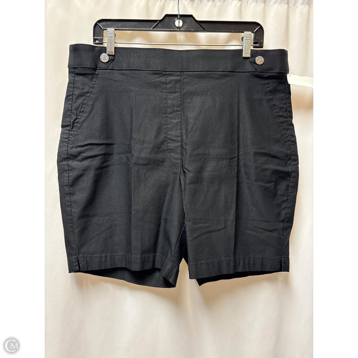 Shorts By Rafaella In Black, Size: 18