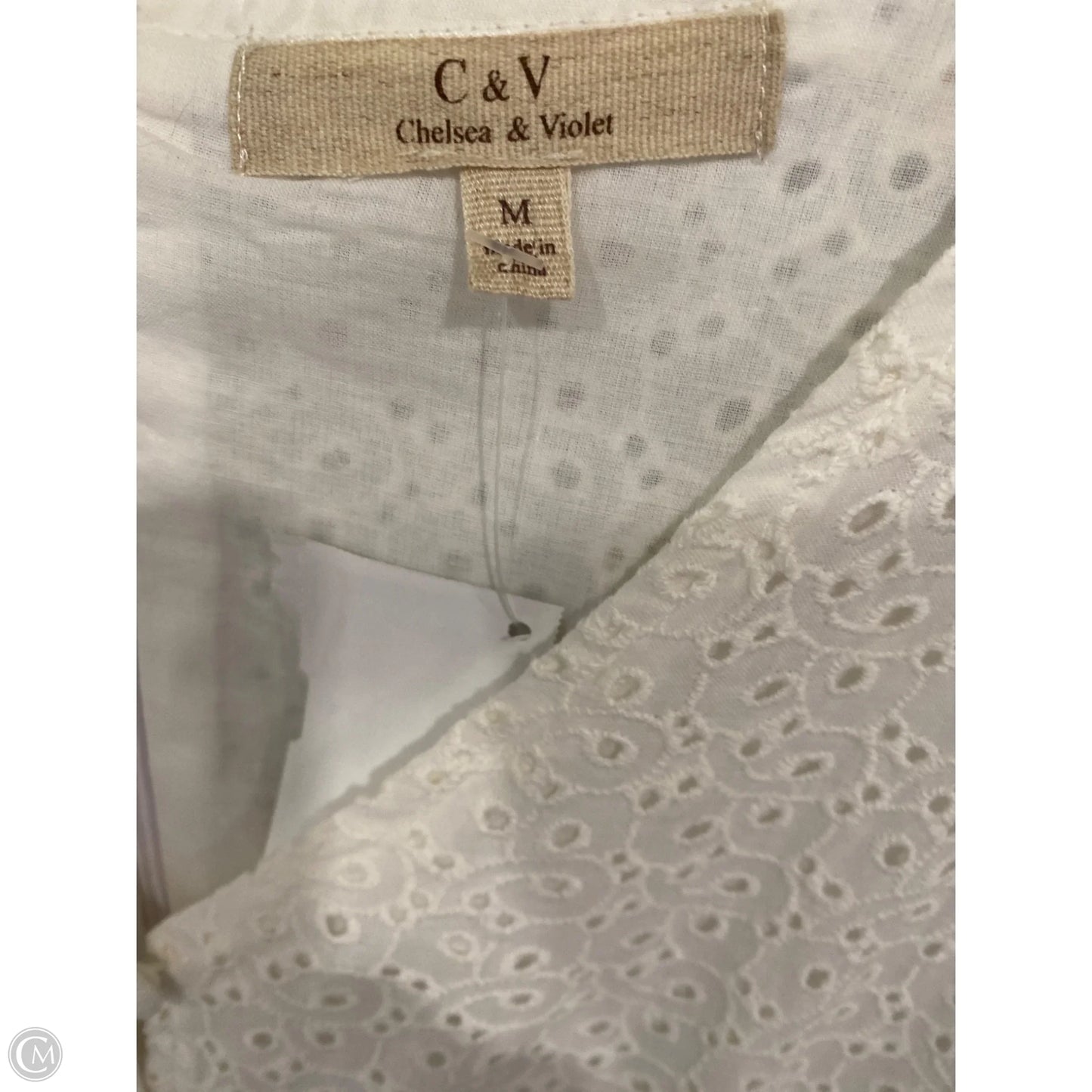 Dress Casual Midi By Chelsea And Violet In Cream, Size: M