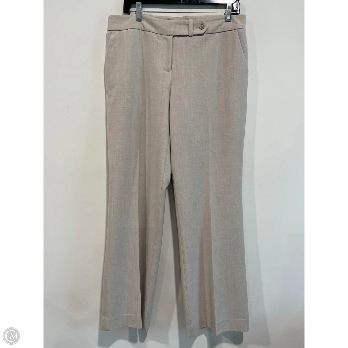Pants Suit 2pc By Calvin Klein In Beige, Size: 10p