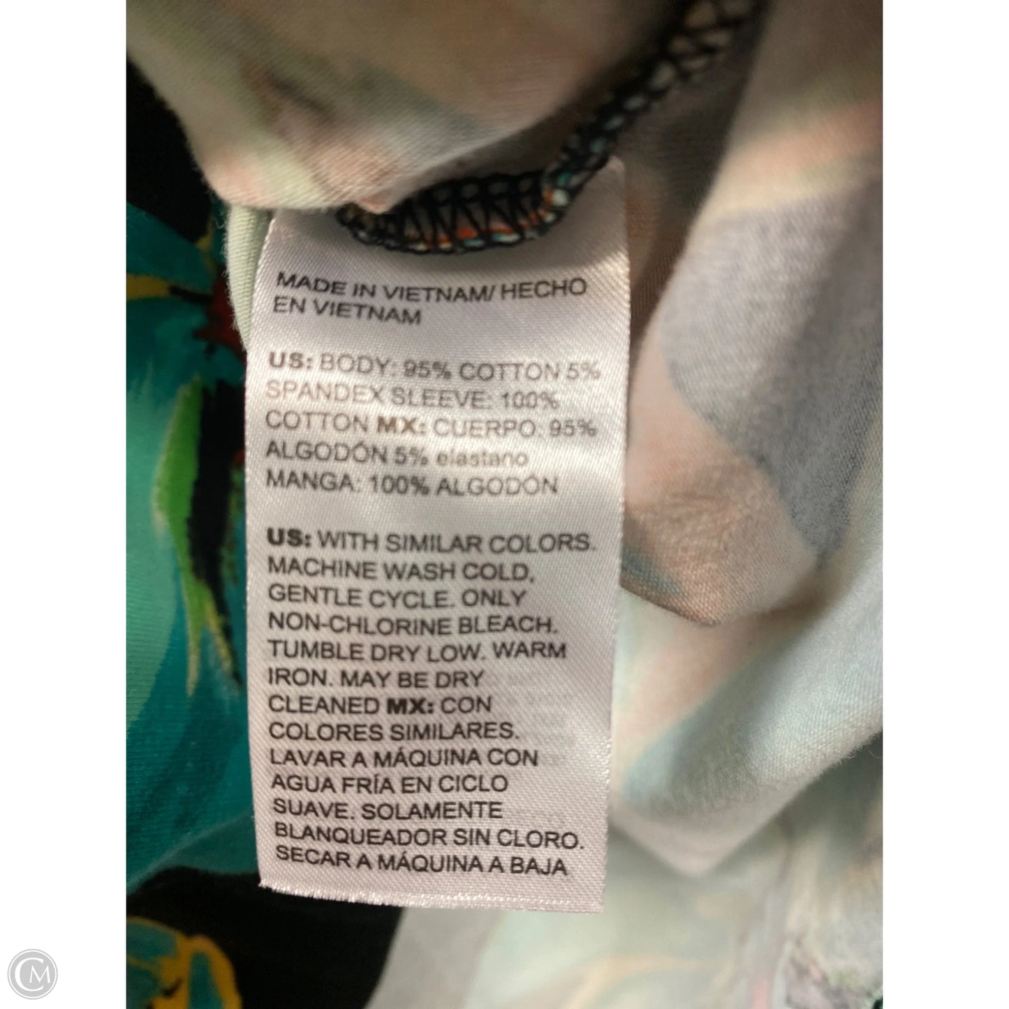 Top Long Sleeve By Chico’s Teal, Size: L